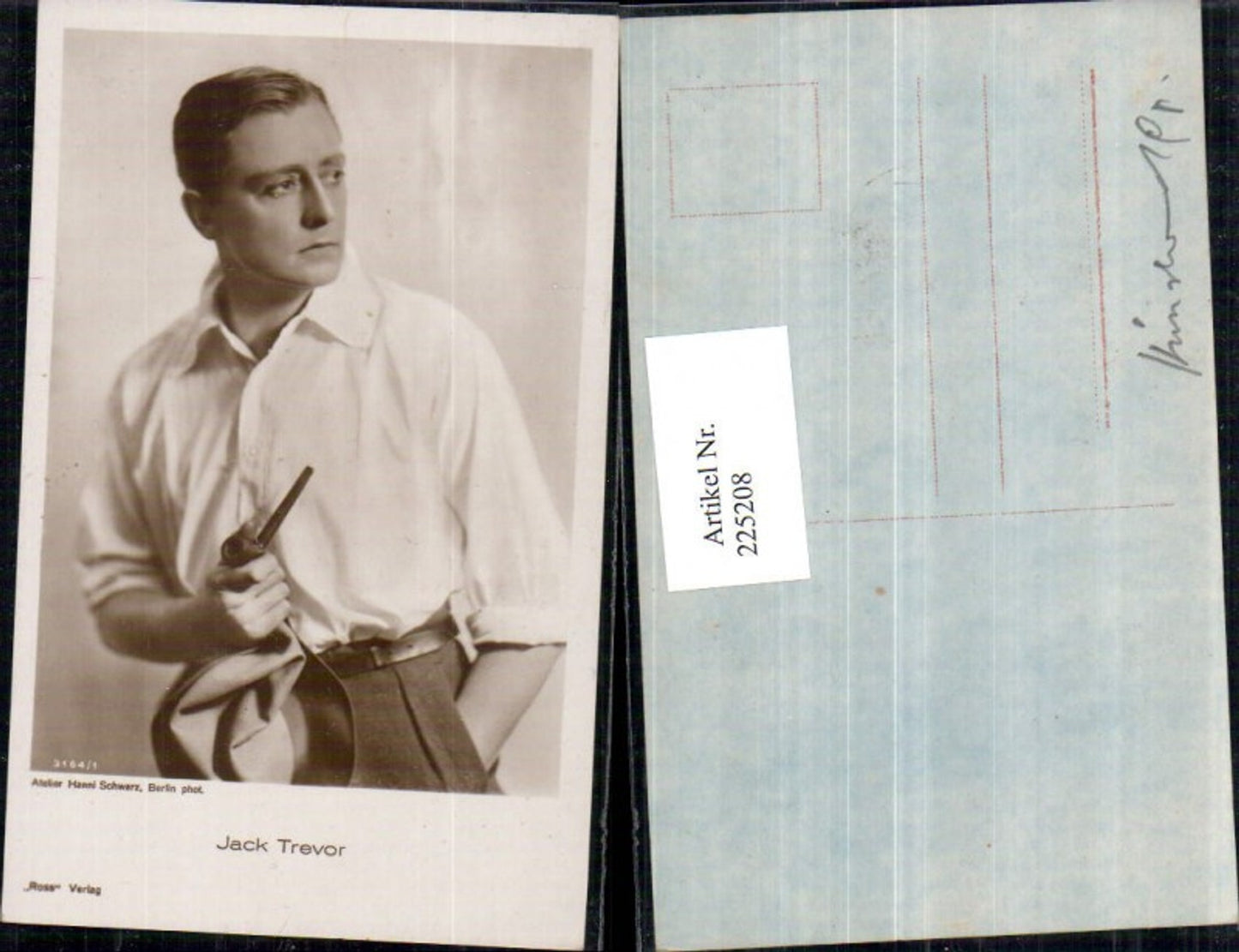 225208,Schauspieler Jack Trevor Pfeife pub Ross Berlin