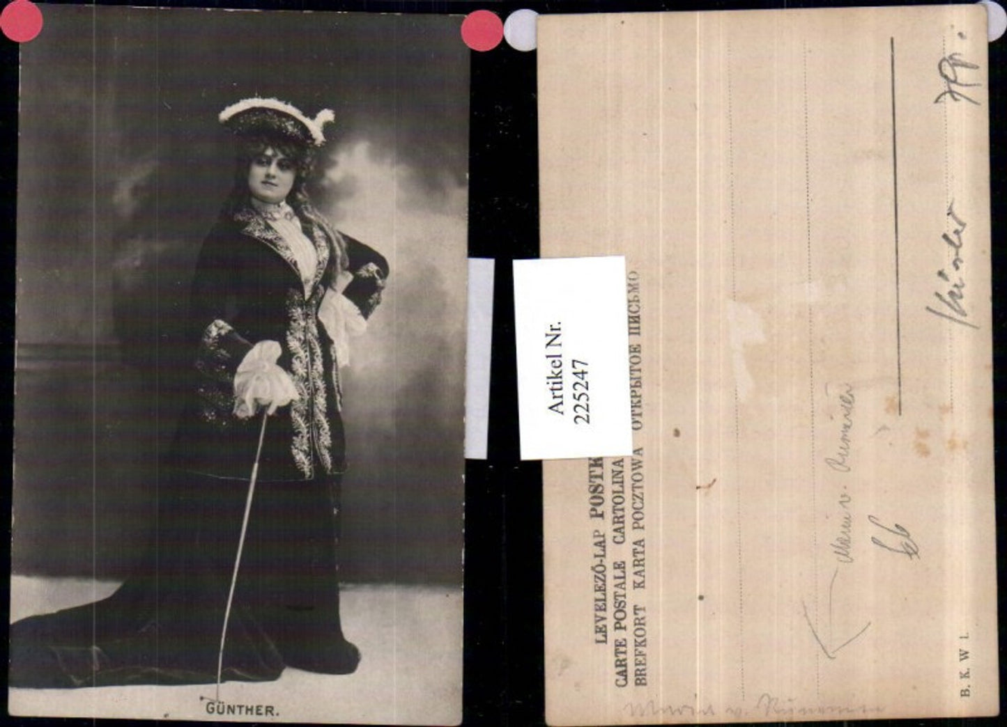 225247,Wien Hofburgtheater Schauspielerin Kleid Hut Günther Maria von Rumänien