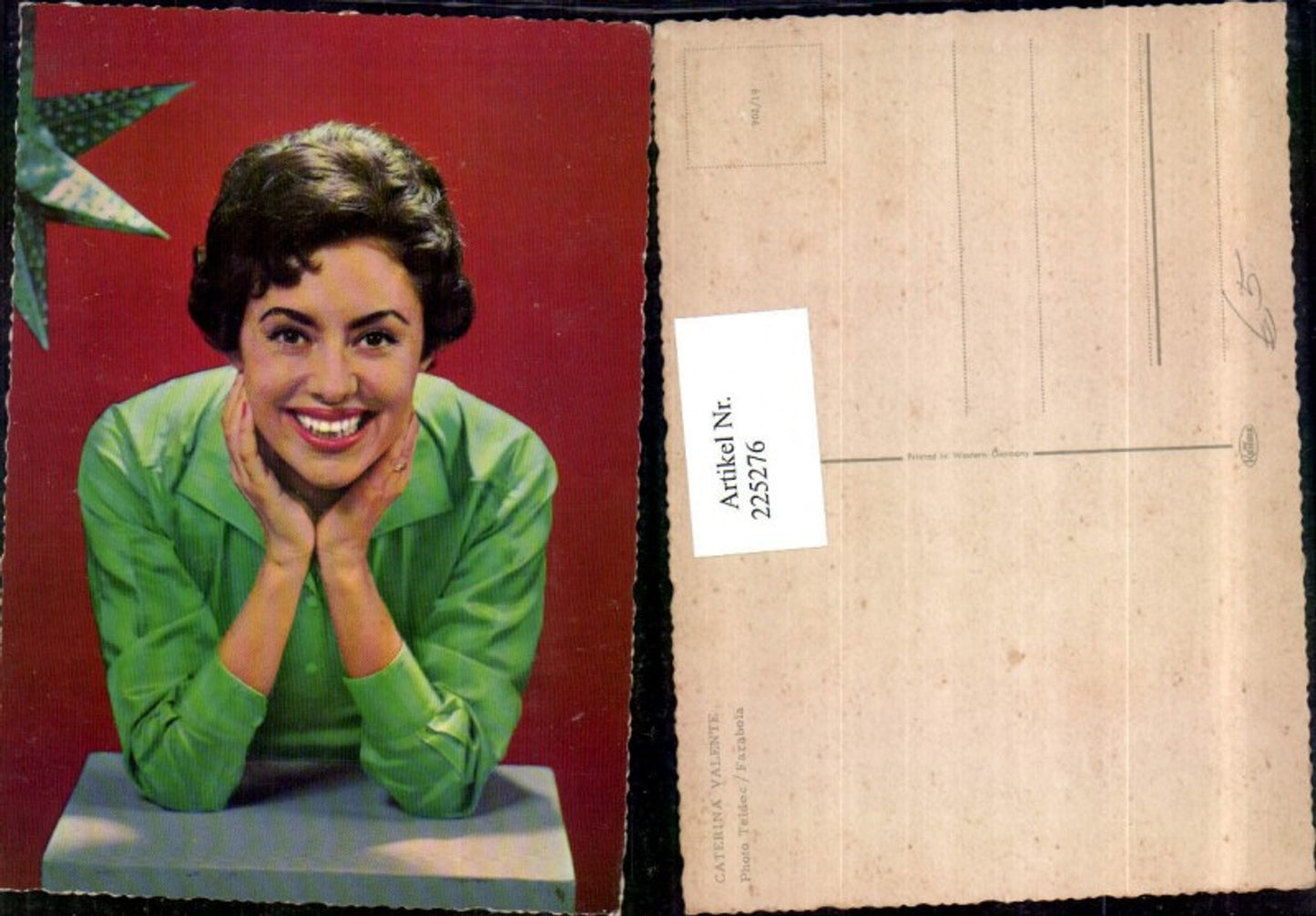 225276,Sängerin Caterina Valente Portrait pub Photo Teldec Farabola