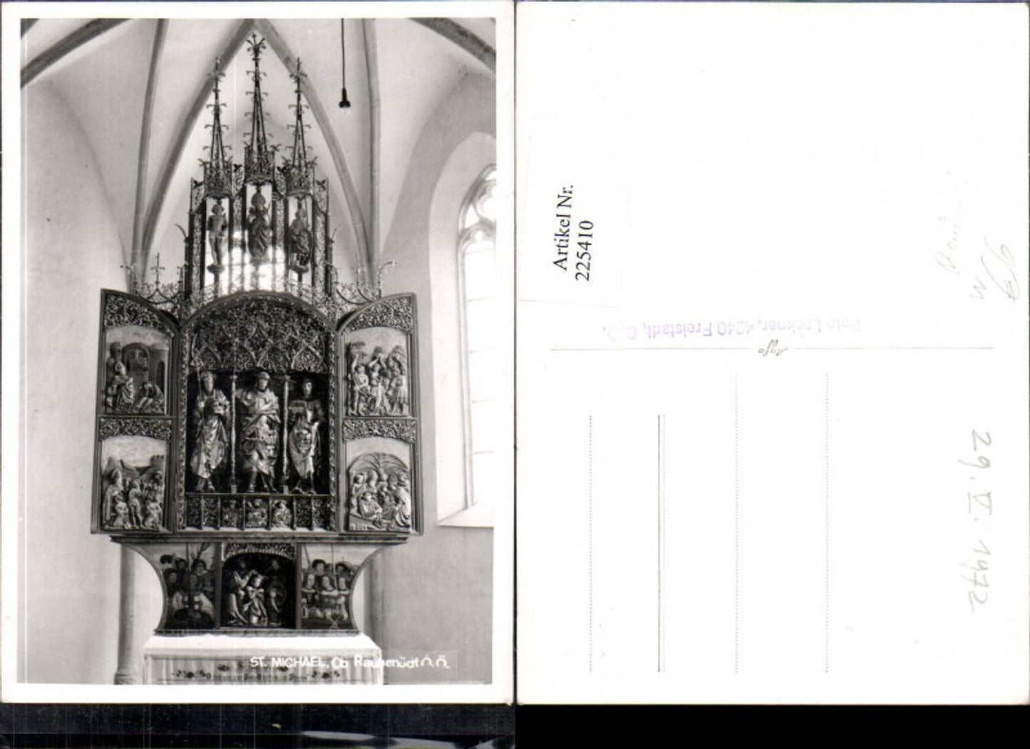 225410,St. Michael Kirche Altar ob Rauchenödt Innenansicht