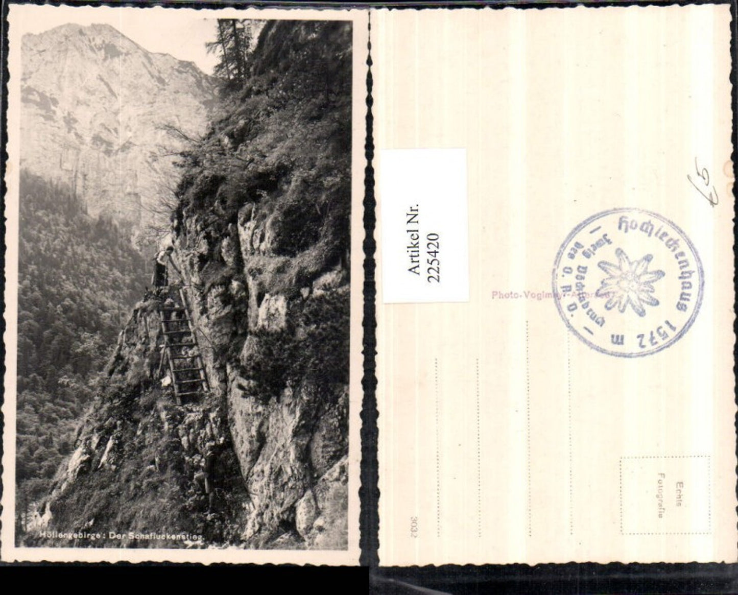 225420,Höllengebirge Der Schafluckenstieg Partie b. Ebensee