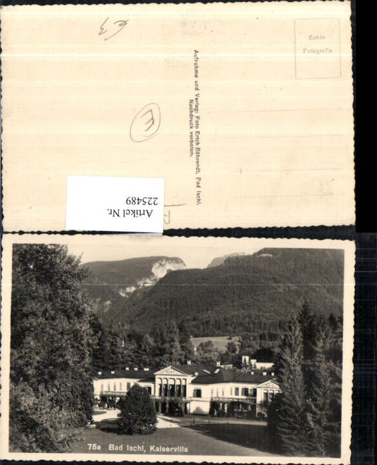 225489,Bad Ischl Kaiservilla Villa