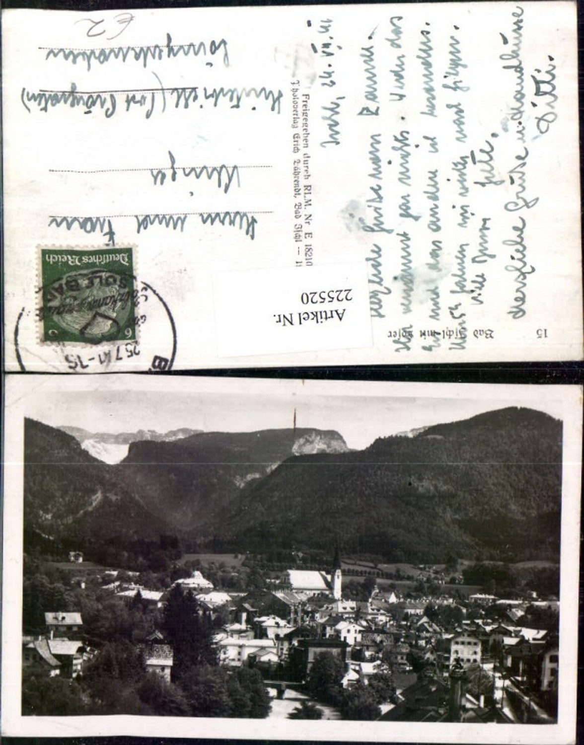 225520,Bad Ischl Totale m. Loser