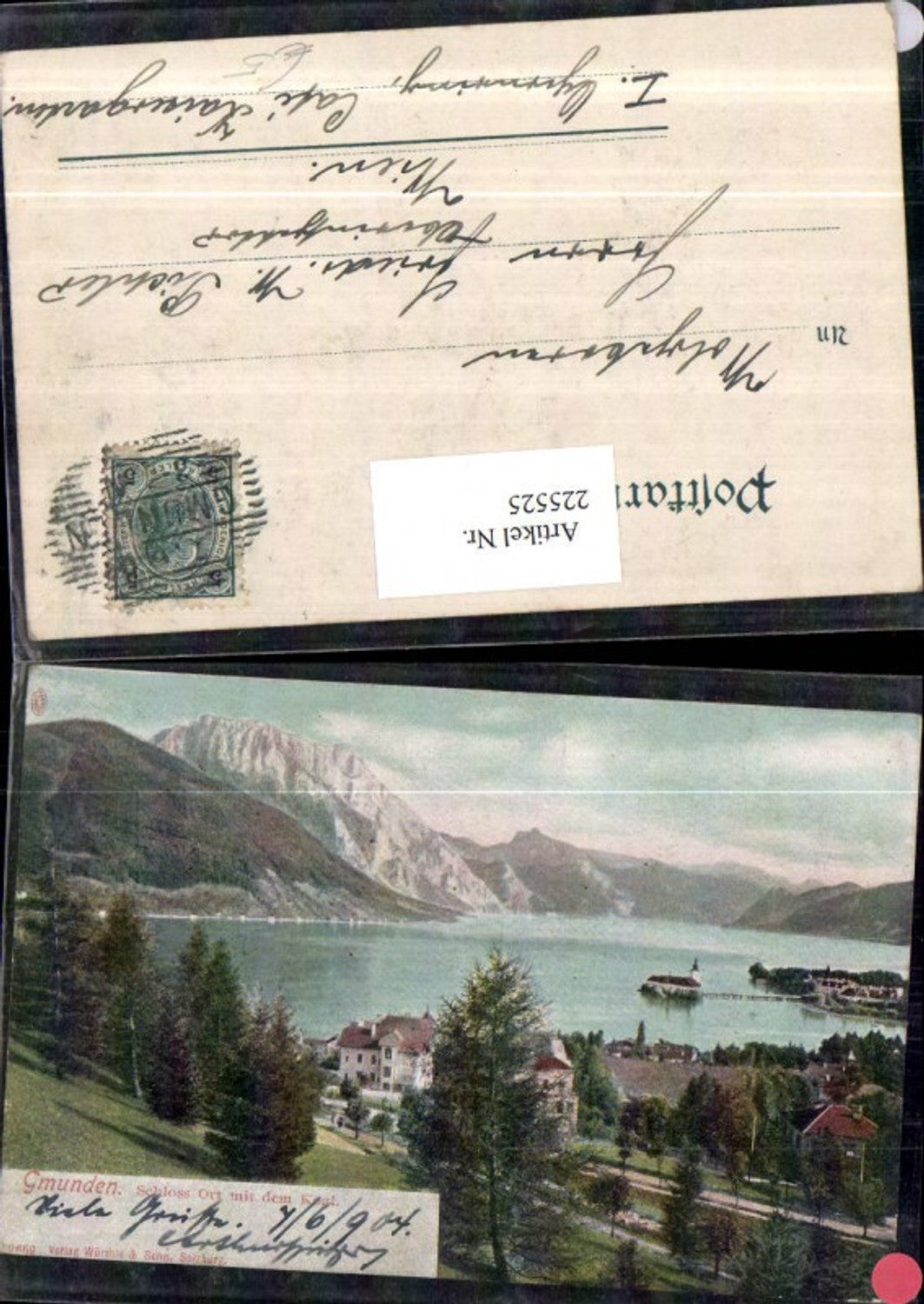 225525,Gmunden Schloss Orth m. d. Kogl