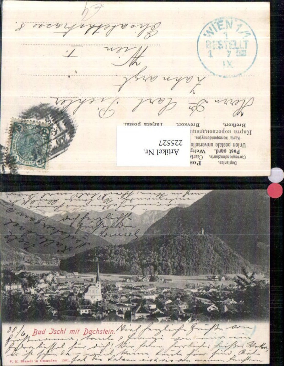 225527,Bad Ischl Totale m. Dachstein