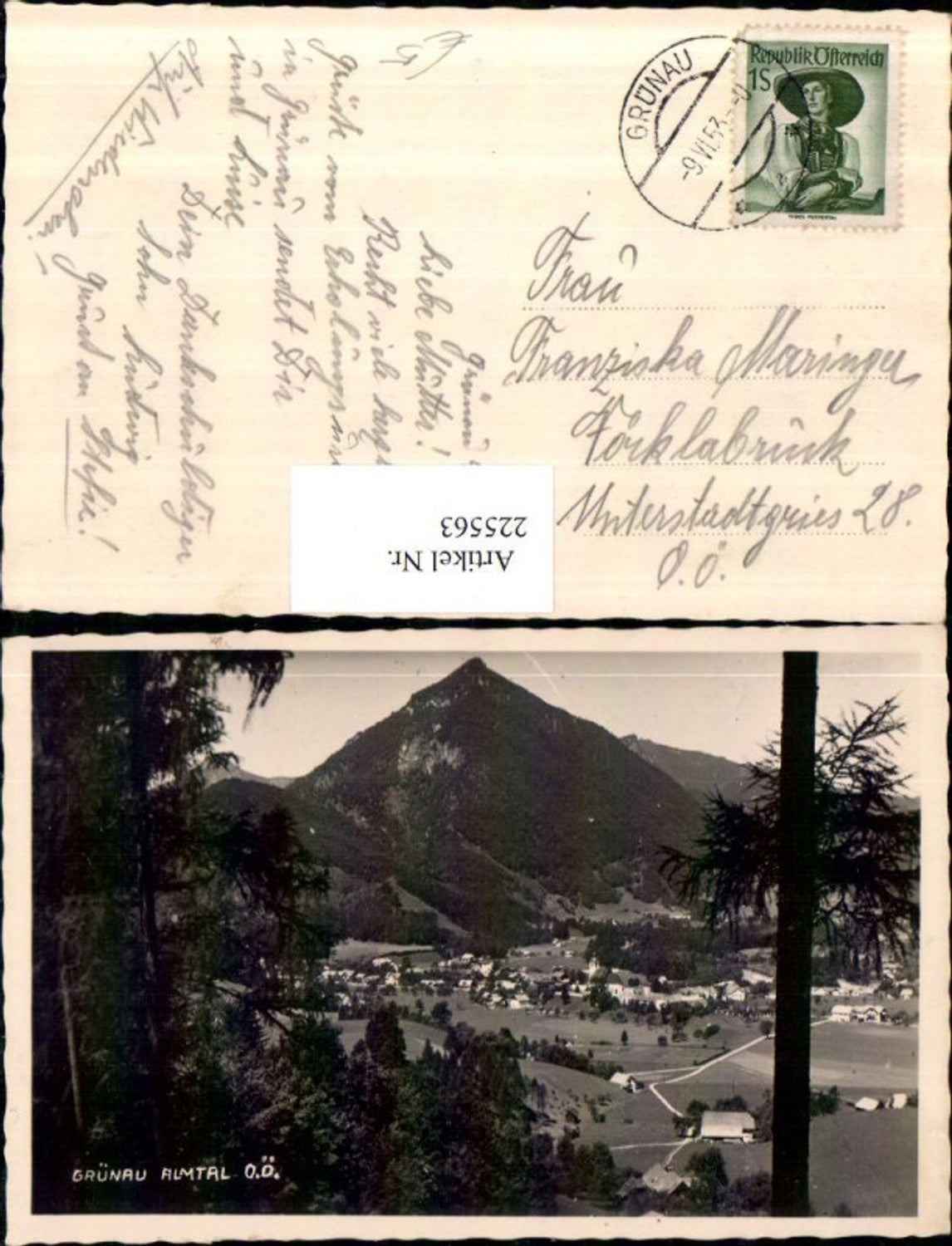 225563,Grünau Almtal Totale Partie