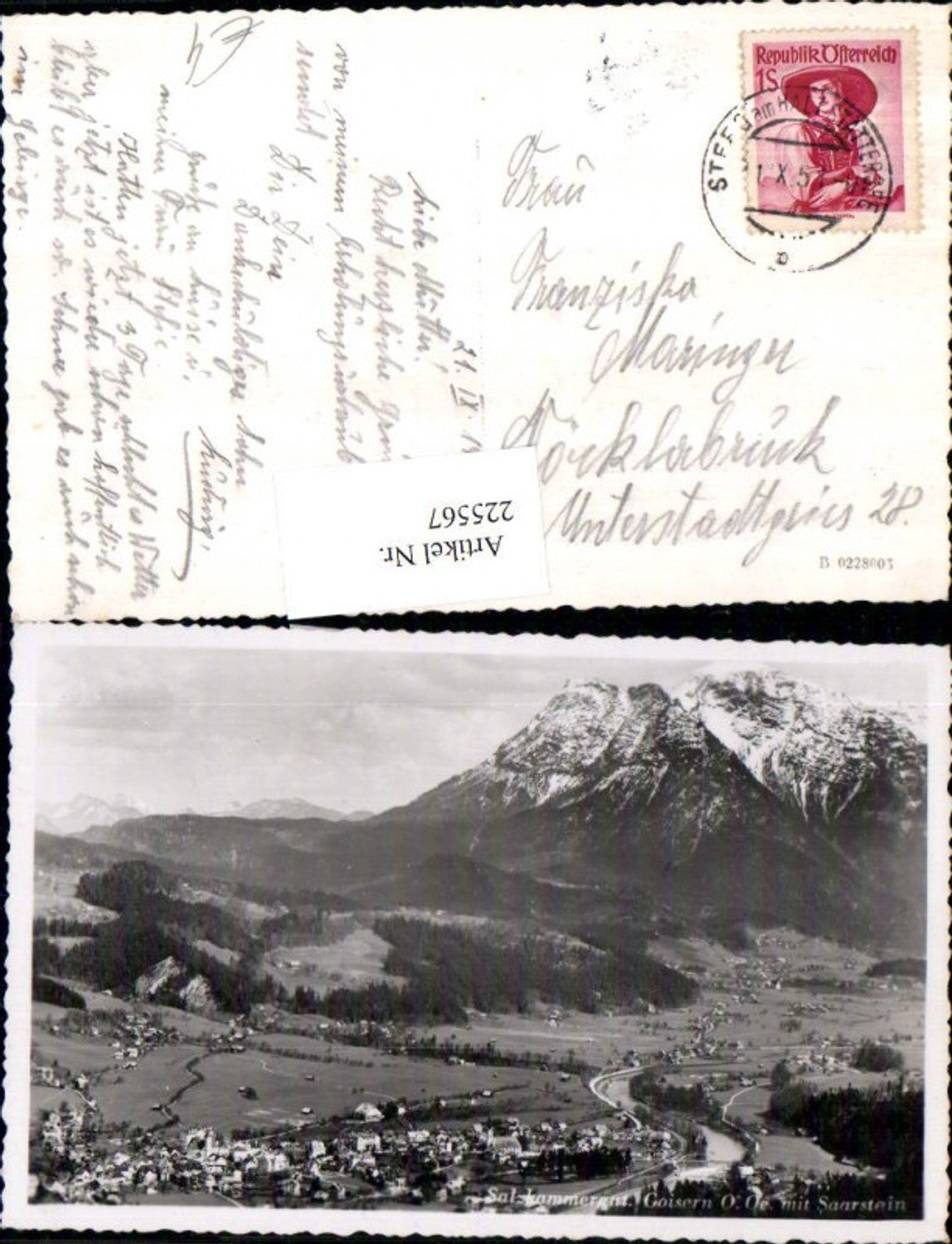 225567,Goisern Totale m. Saarstein