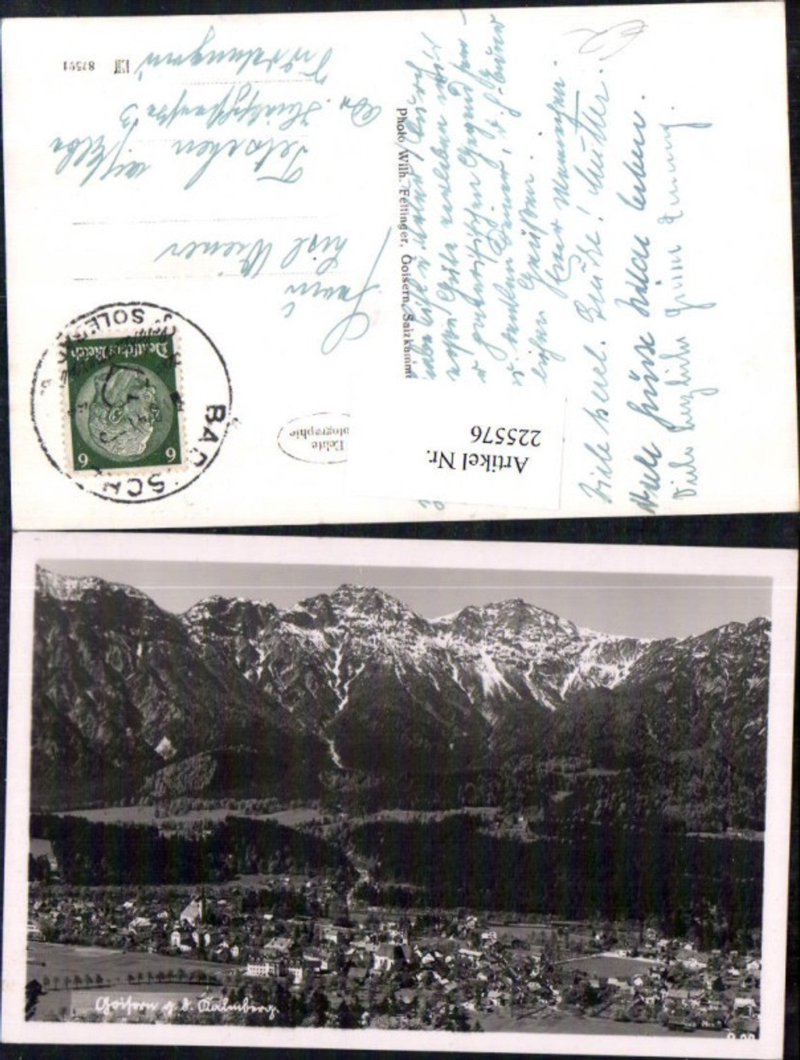 225576,Goisern Totale Bergkulisse