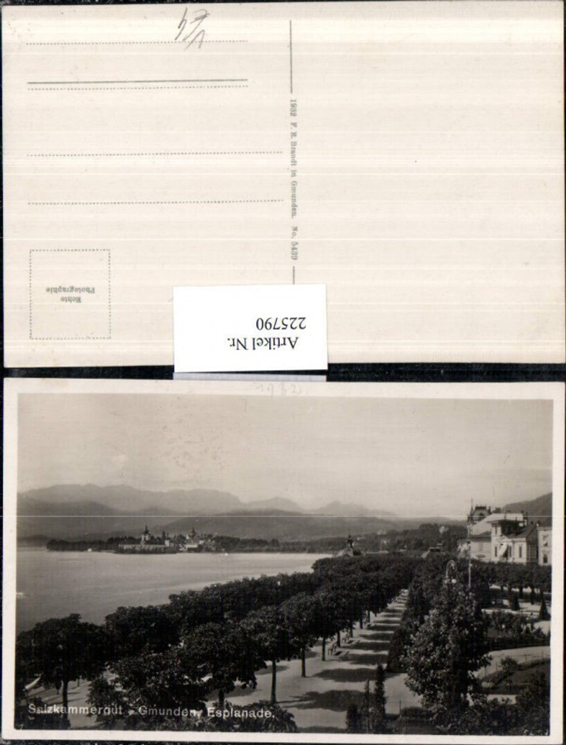 225790,Gmunden Esplanade pub F. E. Brandt 5439