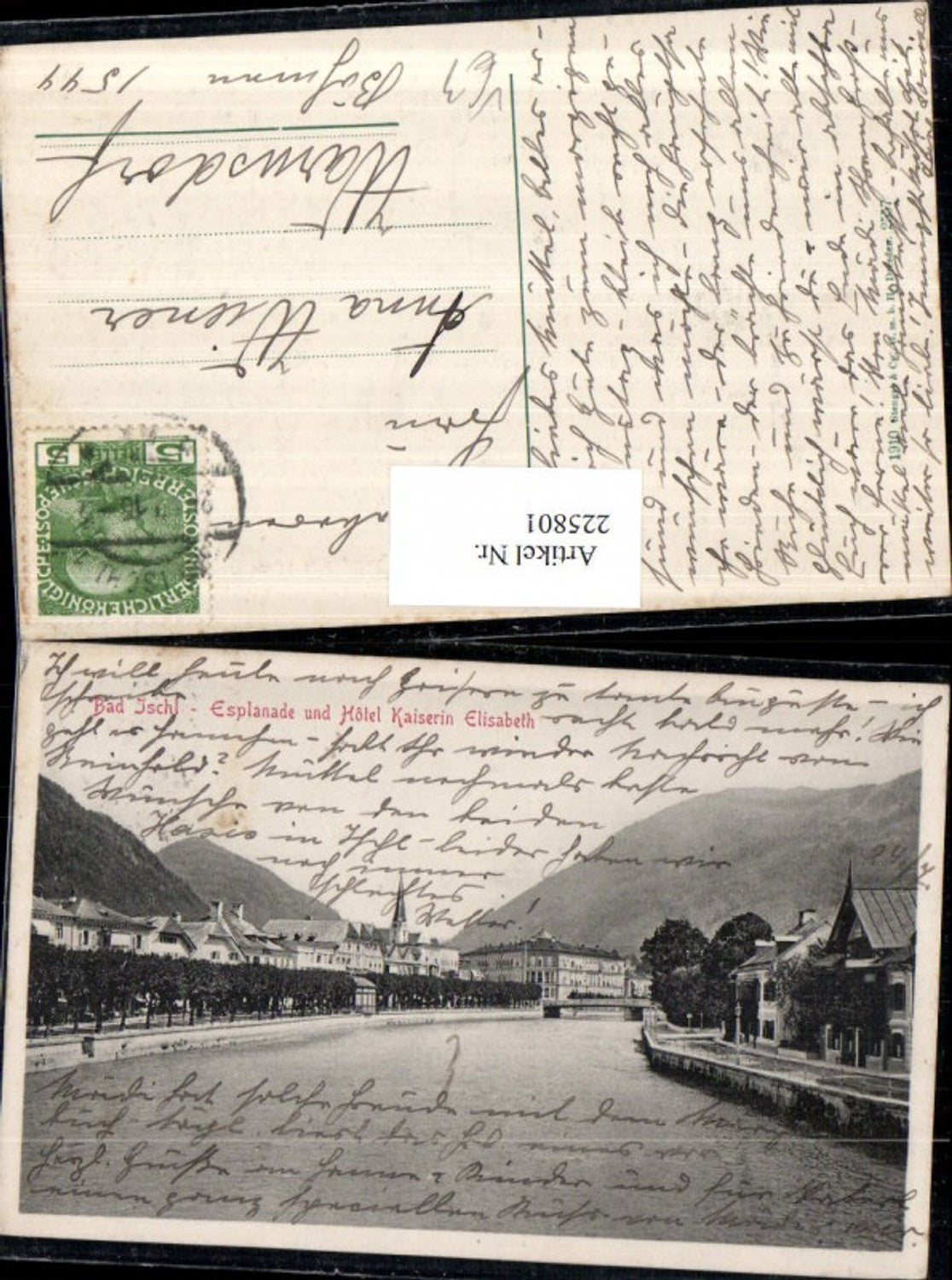 225801,Bad Ischl Esplanade u. Hotel Kaiserin Elisabeth pub Stengel & Co 2557