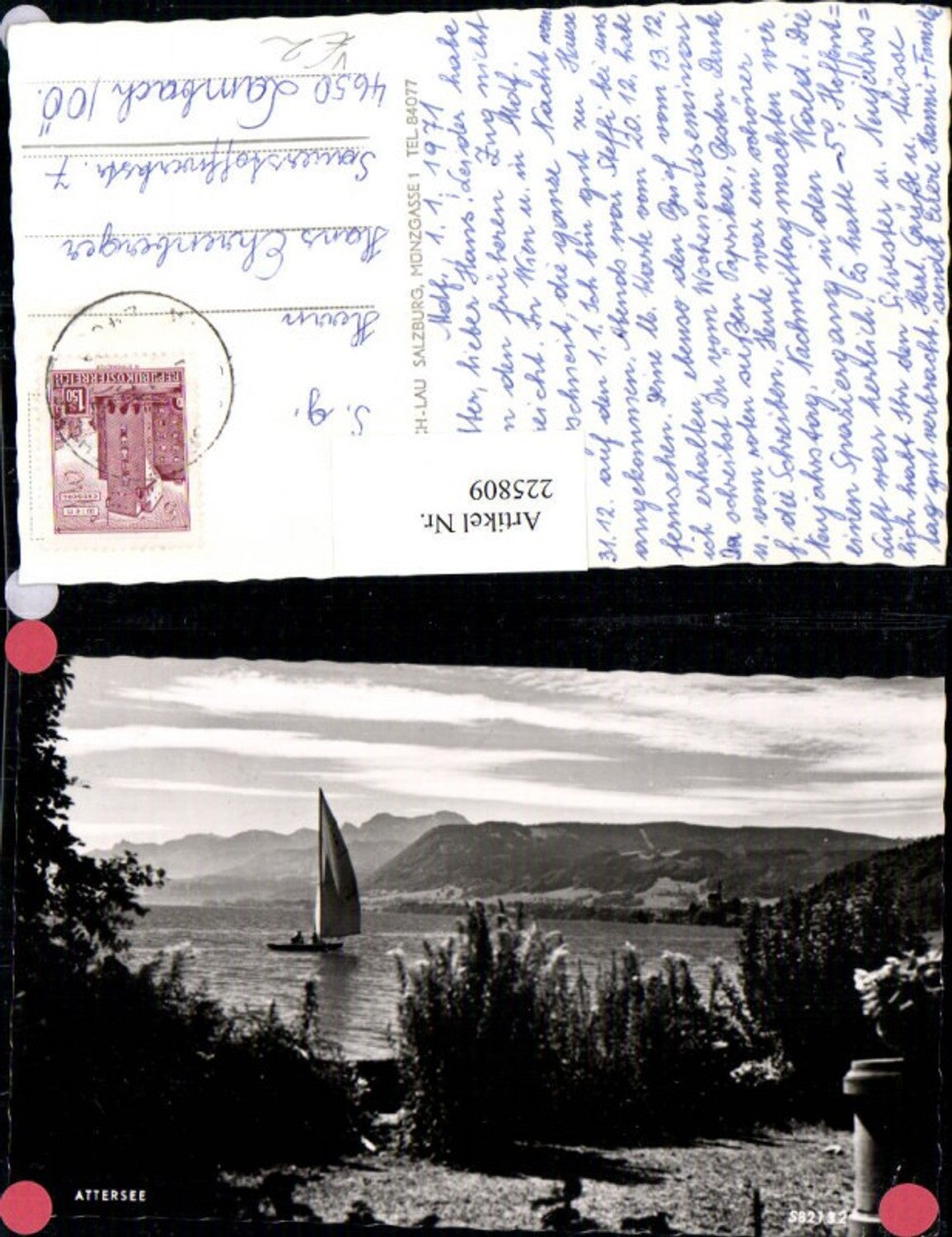 225809,Attersee Partie Segelboot pub Risch-Lau SB2132