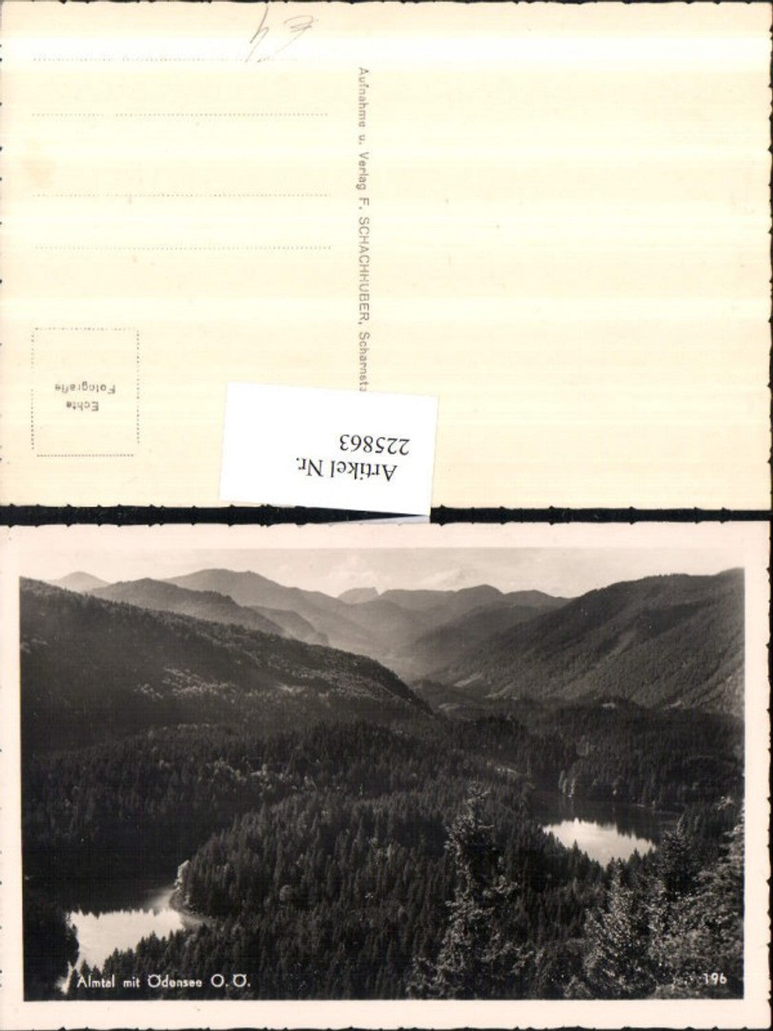 225863,Almtal b. Grünau m. Ödensee Bergkulisse