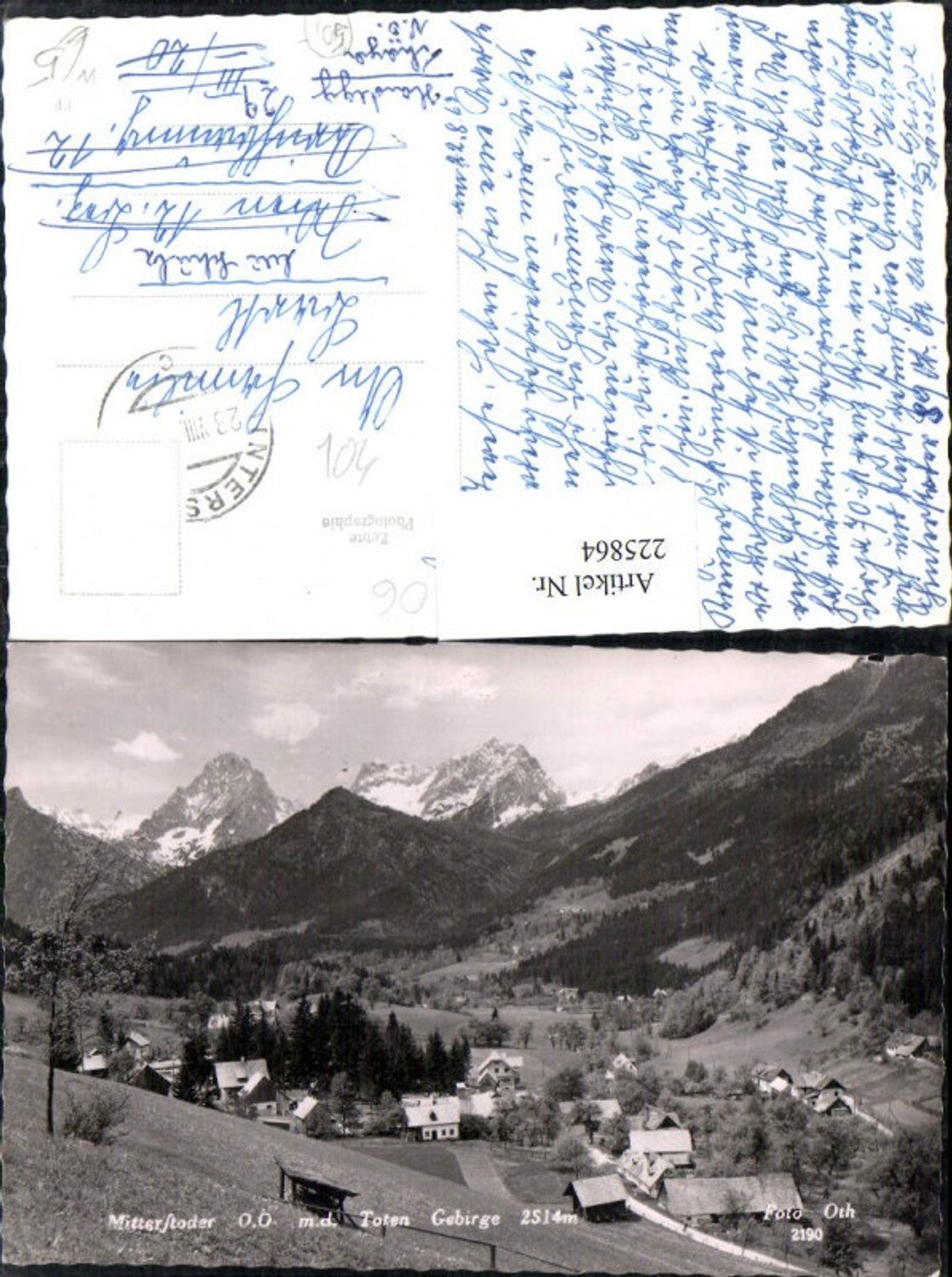 225864,Mitterstoder b. Hinterstoder Teilansicht m. d. Toten Gebirge