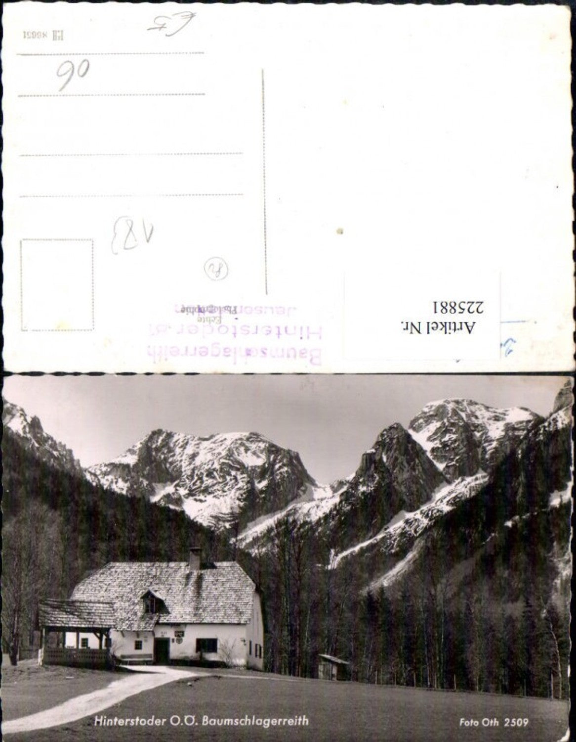 225881,Hinterstoder Baumschlagerreith Gasthaus Bergkulisse pub Foto Oth 2509