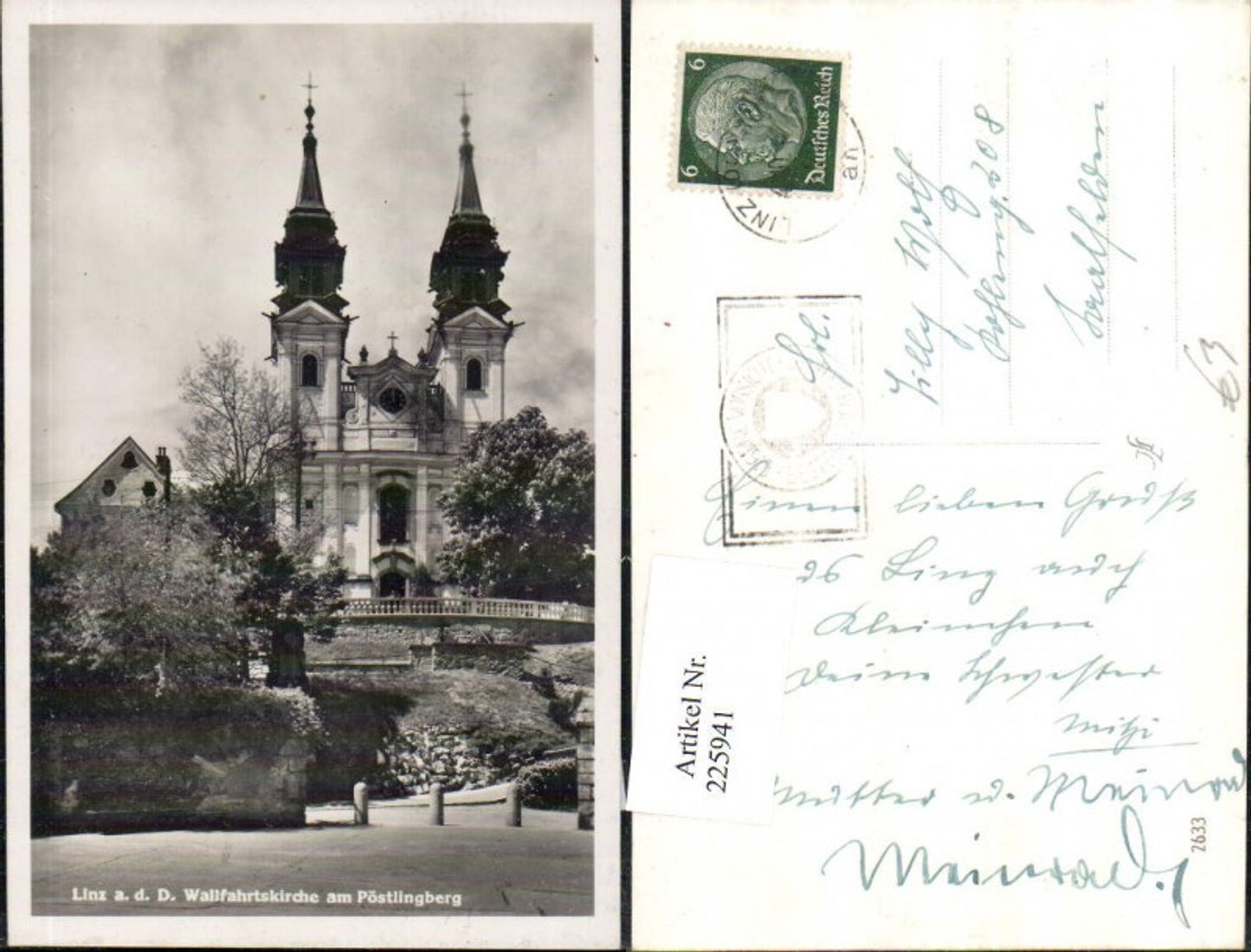 225941,Linz a. d. Donau Wallfahrtskirche Kirche am Pöstlingberg