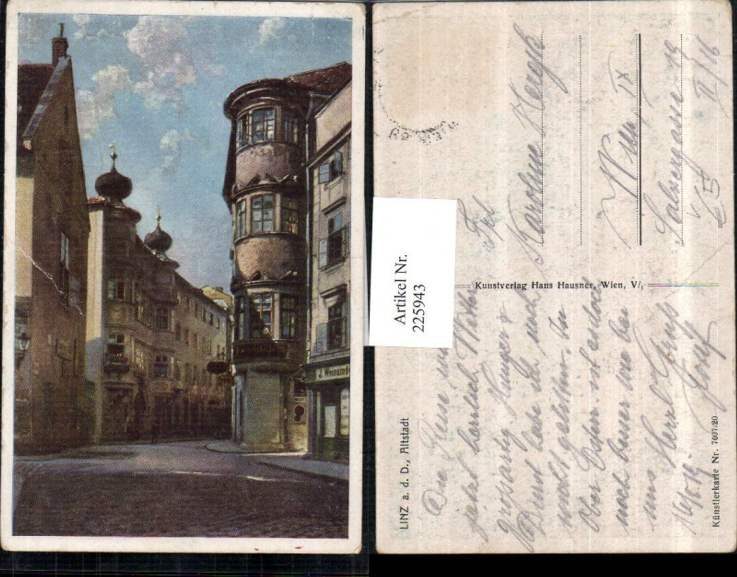 225943,Linz a. d. Donau Altstadt Straßenansicht pub Hans Hausner 7007/20