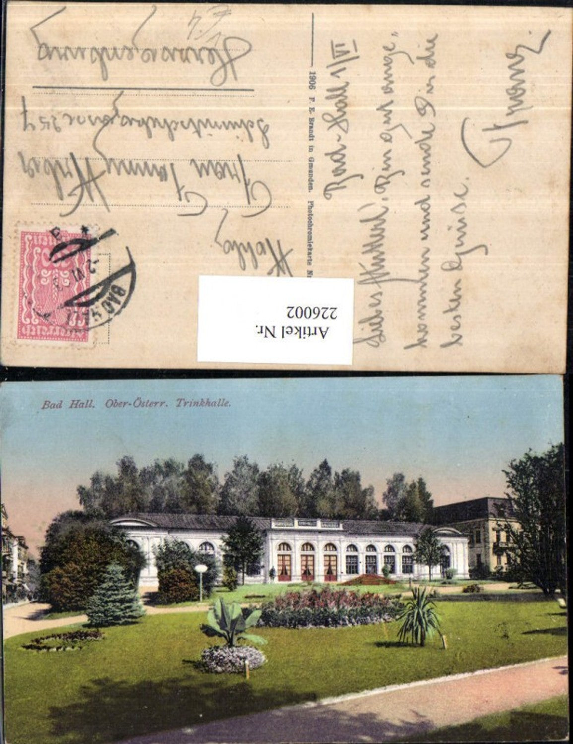 226002,Bad Hall Trinkhalle pub F. E. Brandt 1437