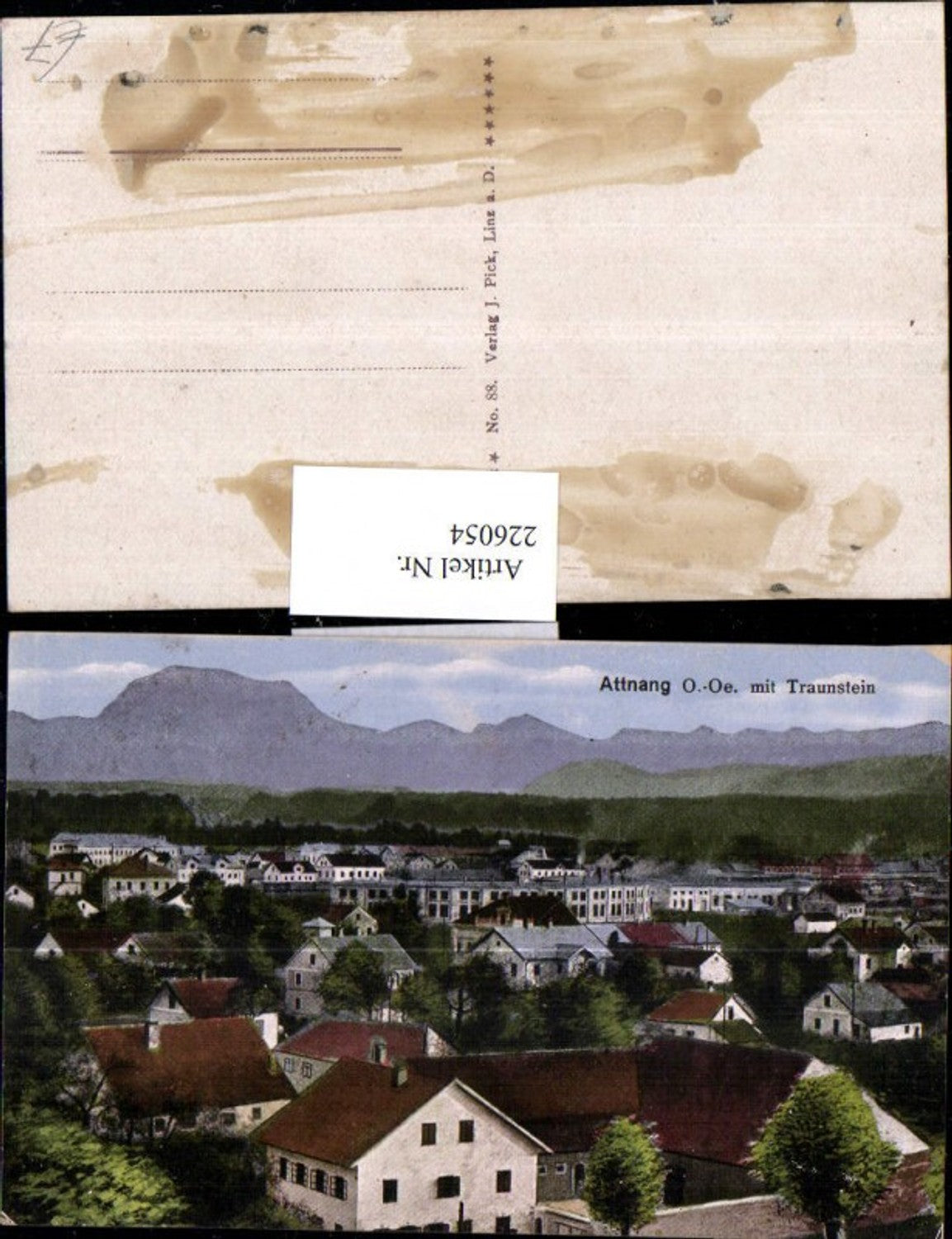 226054,Attnang Teilansicht m. Traunstein