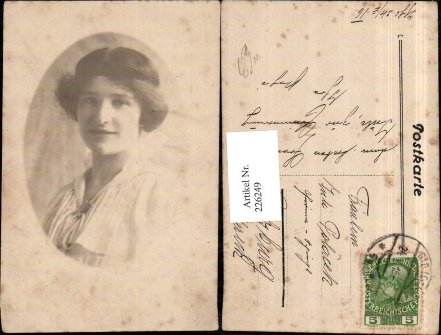 226249,Bad Ischl Frau Portrait