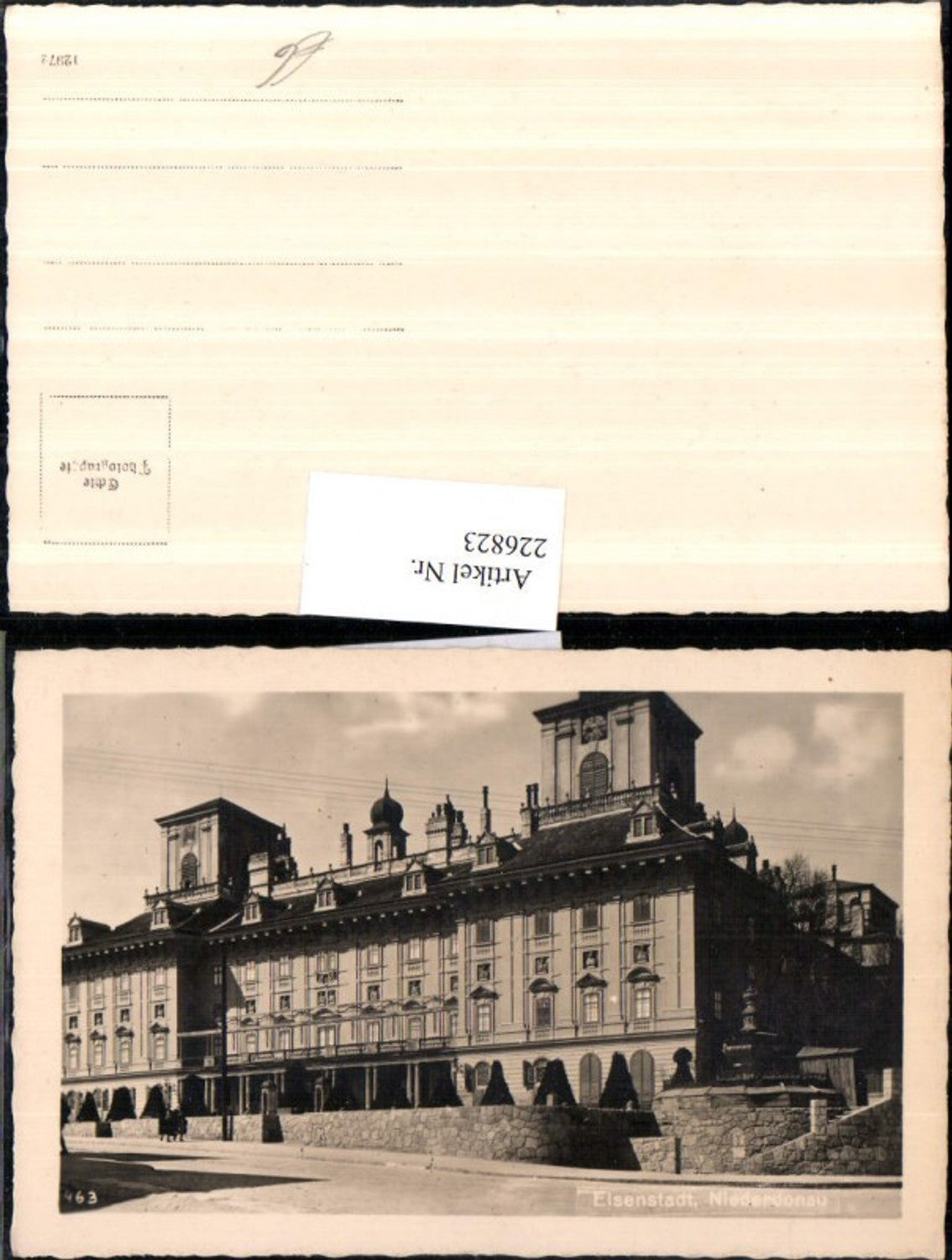 226823,Eisenstadt Niederdonau Schloss Esterhazy