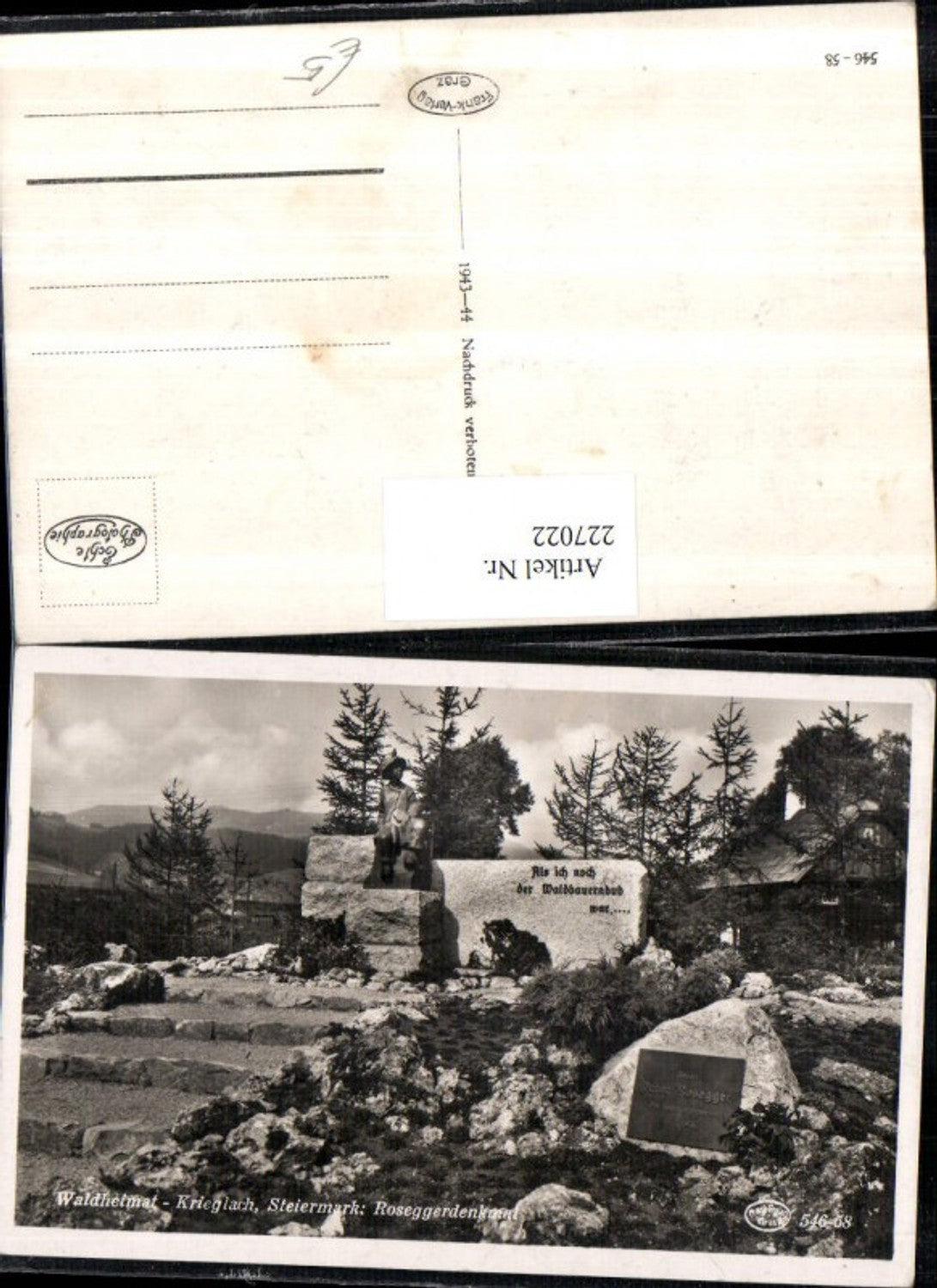 Alte Ansichtskarte – Old Postcard