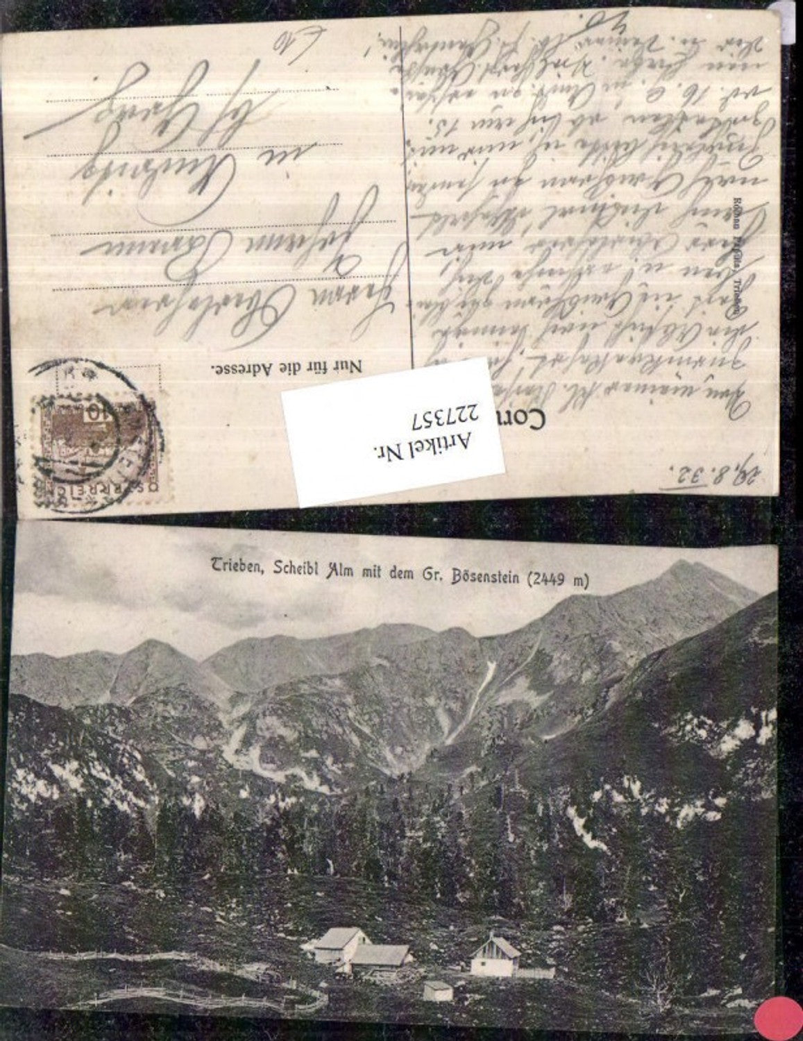 Alte Ansichtskarte – Old Postcard