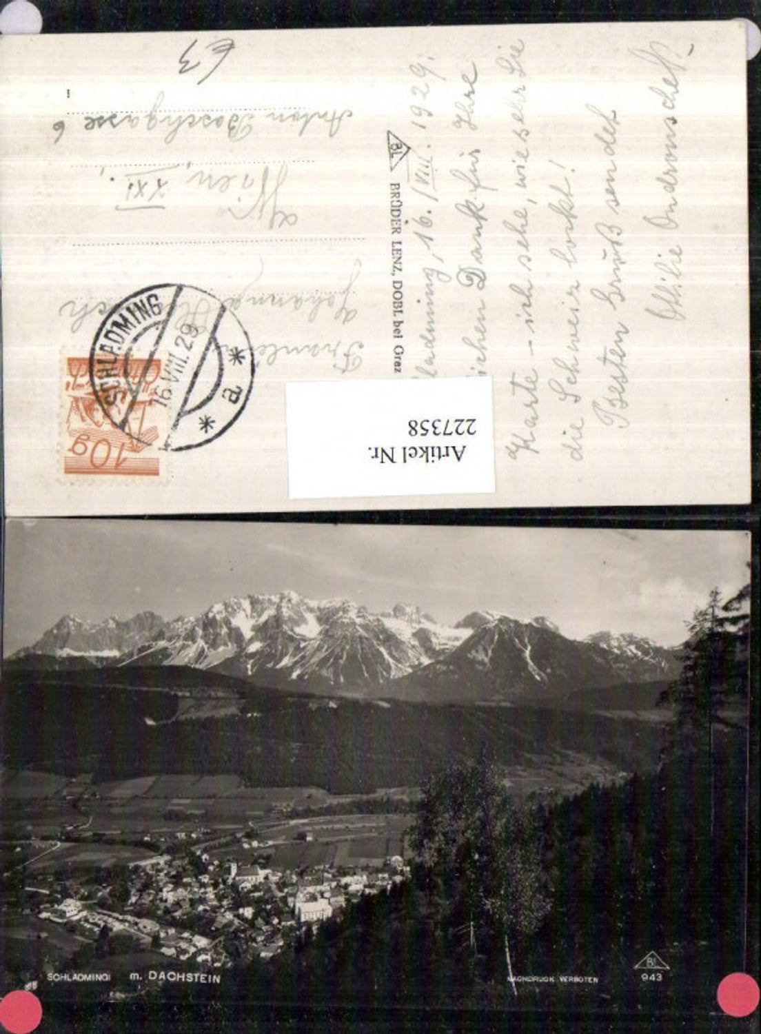Alte Ansichtskarte – Old Postcard