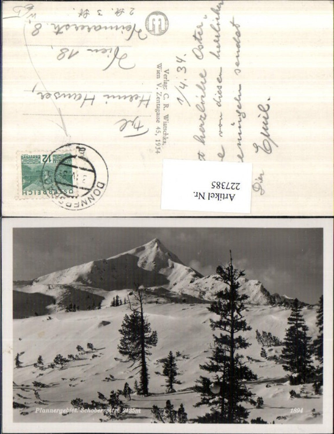 Alte Ansichtskarte – Old Postcard