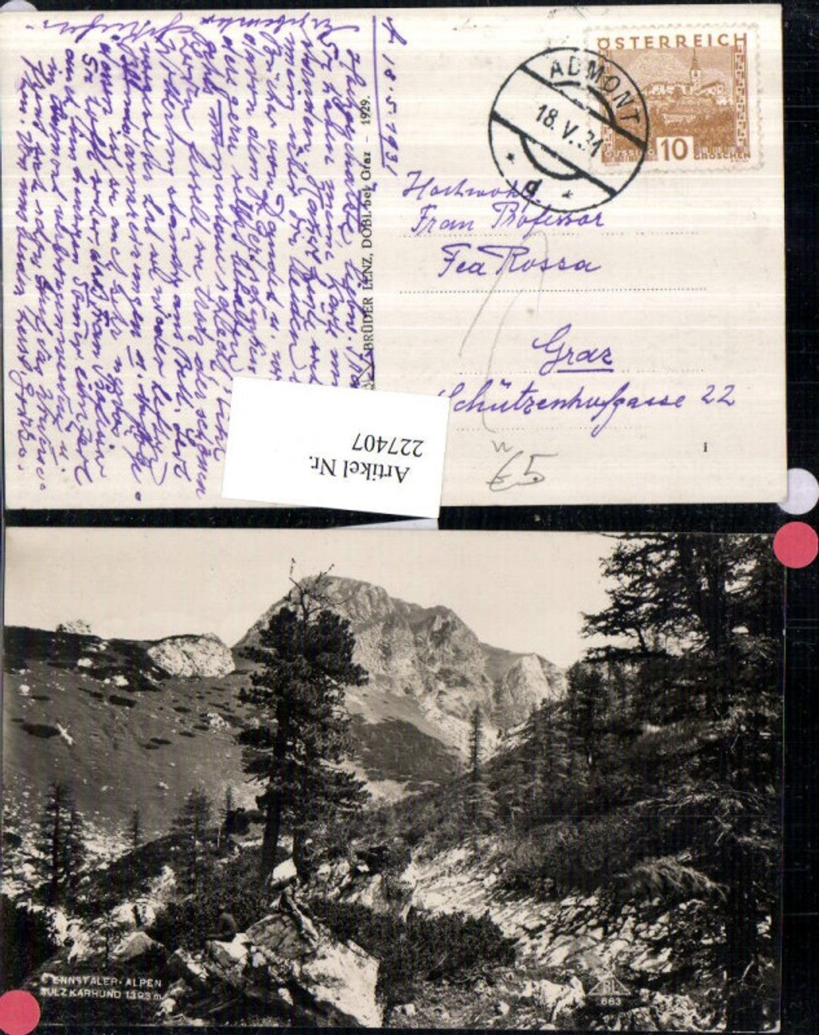 Alte Ansichtskarte – Old Postcard