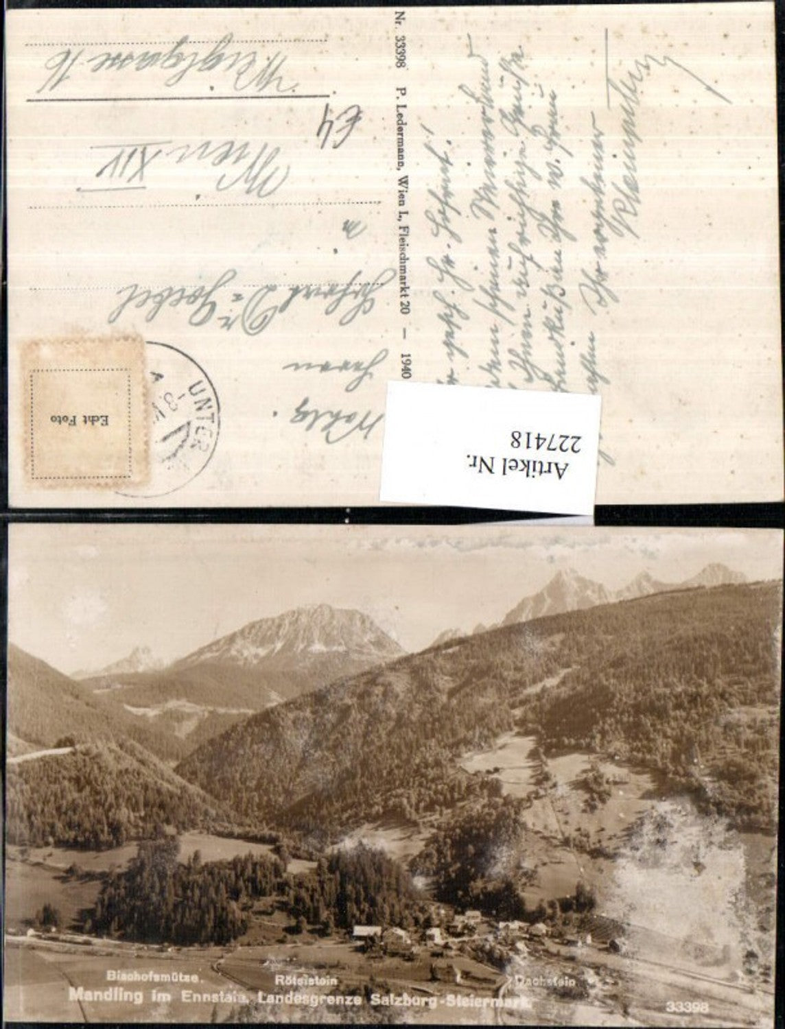 Alte Ansichtskarte – Old Postcard
