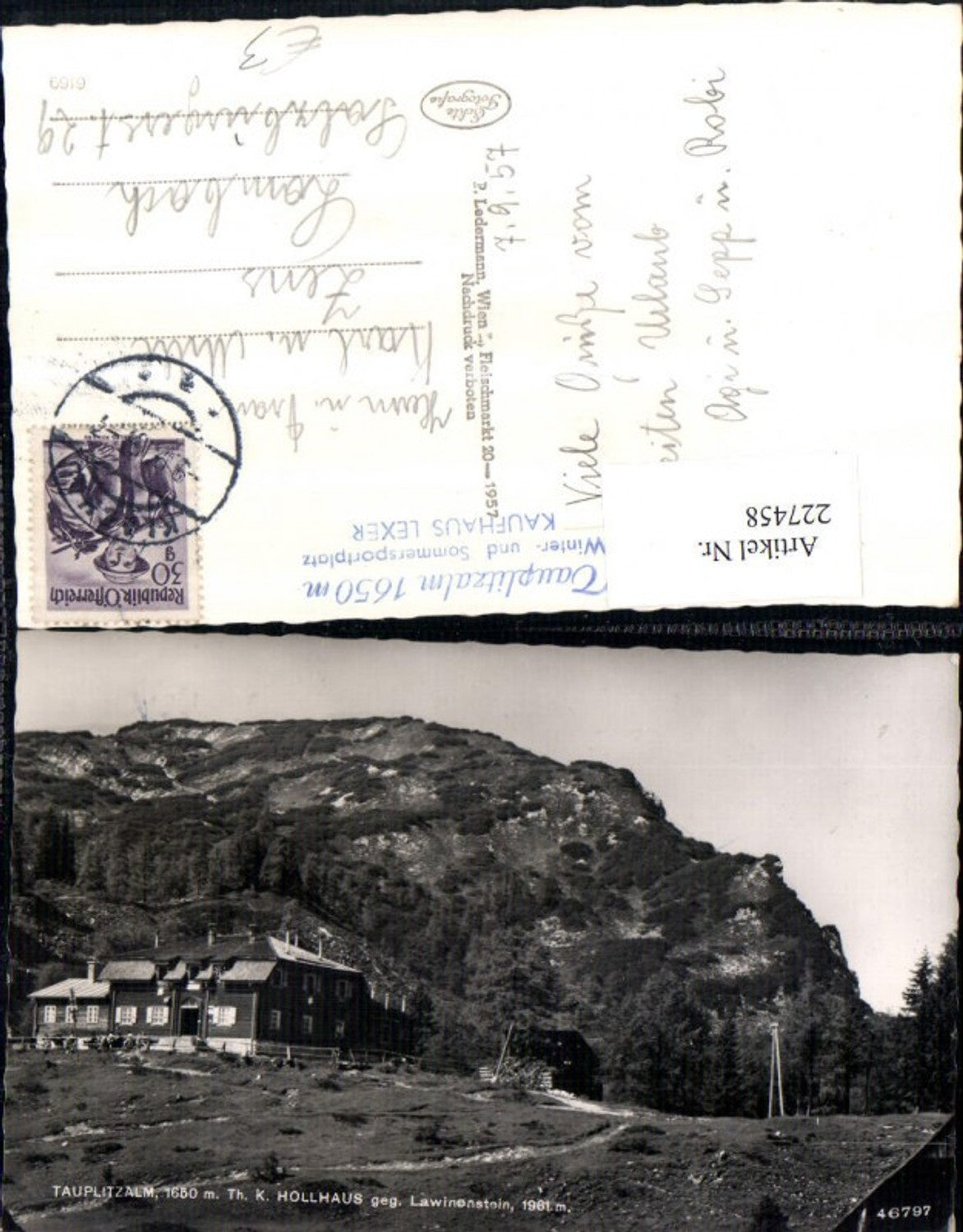 Alte Ansichtskarte – Old Postcard