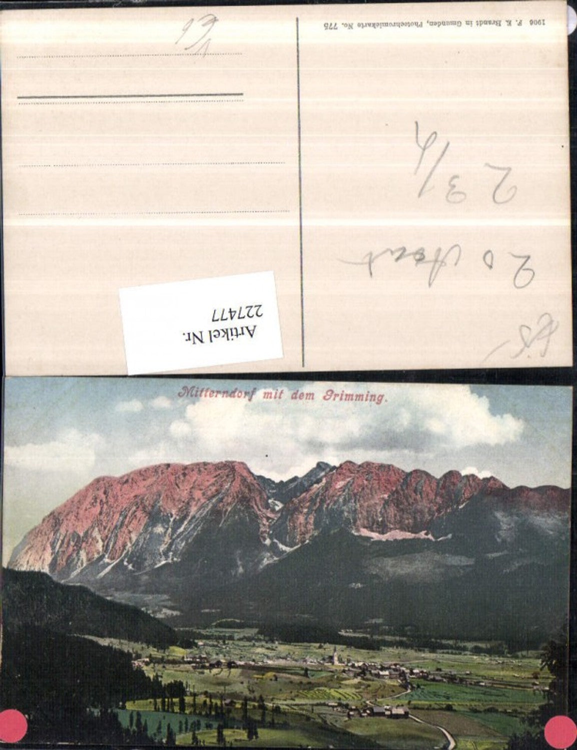 Alte Ansichtskarte – Old Postcard