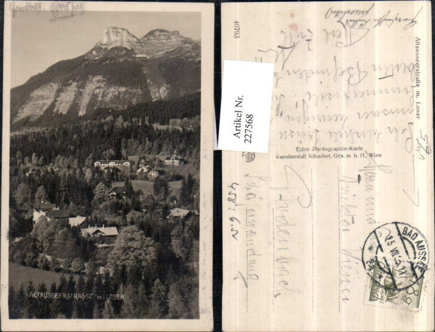 Alte Ansichtskarte – Old Postcard