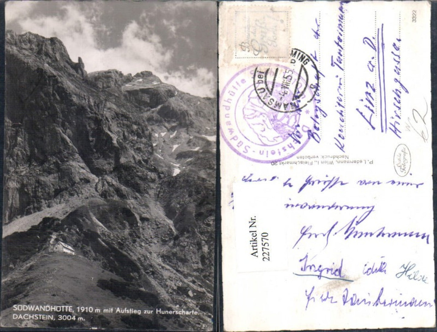 Alte Ansichtskarte – Old Postcard