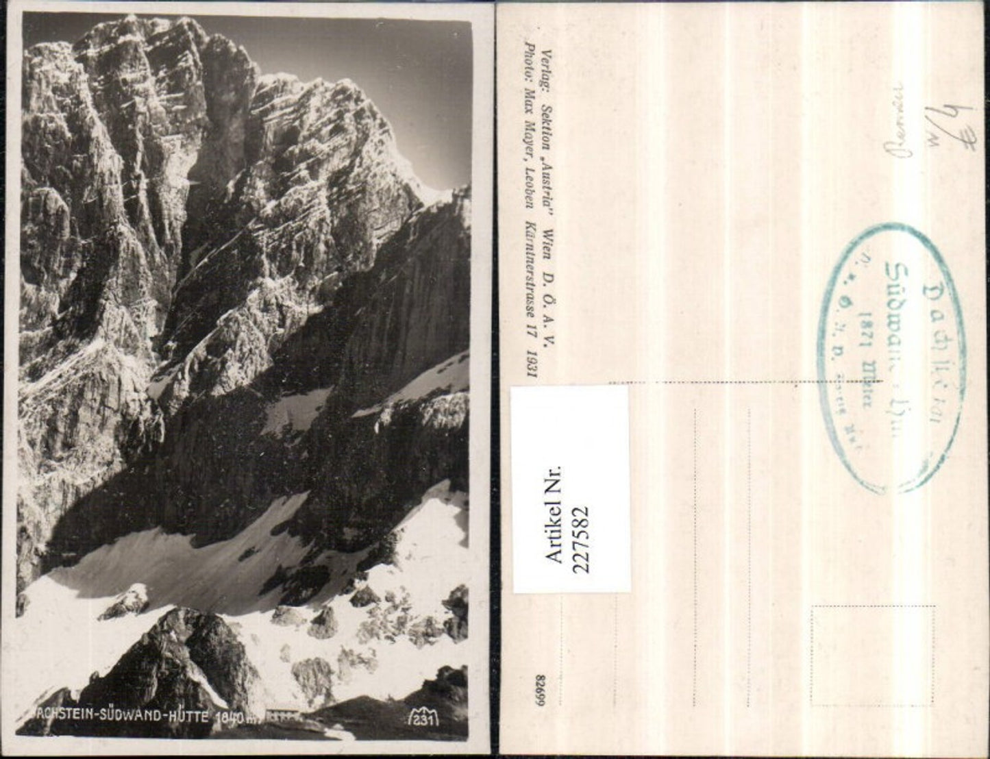 Alte Ansichtskarte – Old Postcard