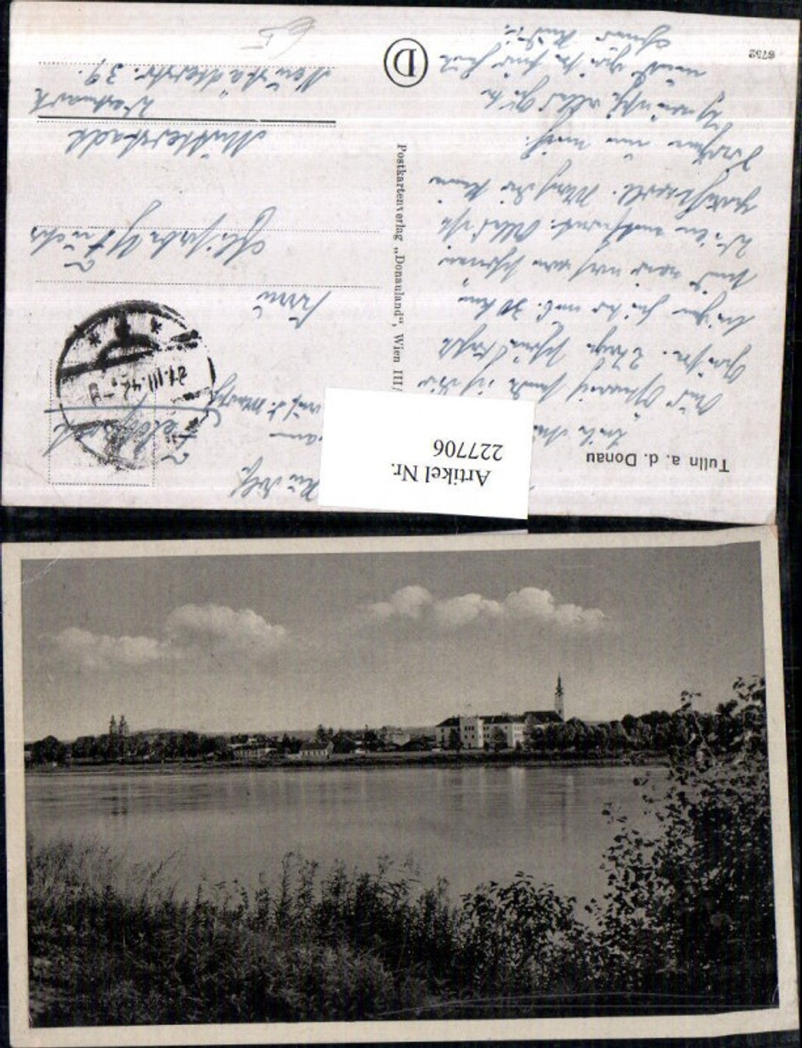 227706,Tulln a. d. Donau Teilansicht Partie