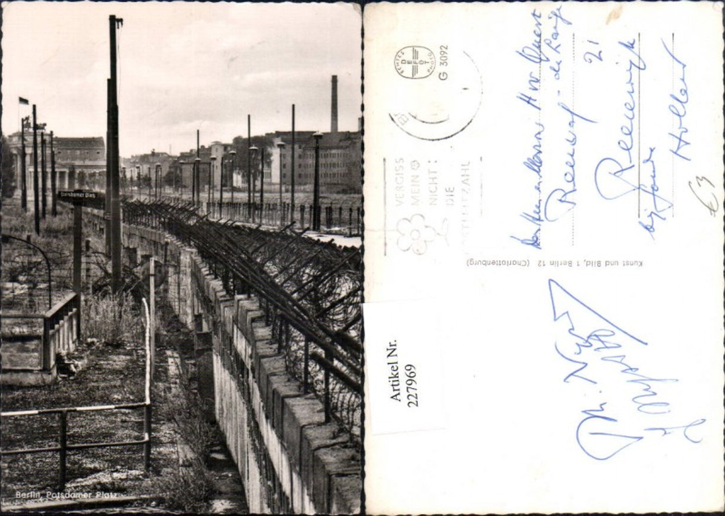 227969,Berlin Potsdamer Platz Drahtzaun