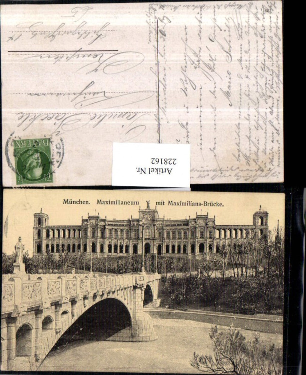 228162, Munich Maximilianeum with Maximilian Bridge