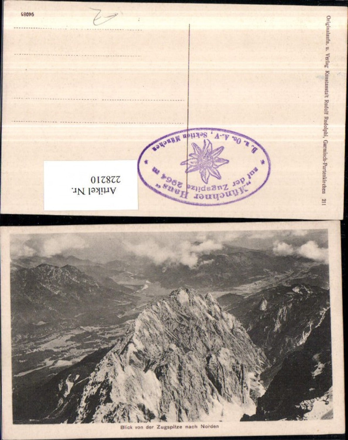 228210,Blick v. d. Zugspitze nach Norden b. Garmisch-Partenkirchen
