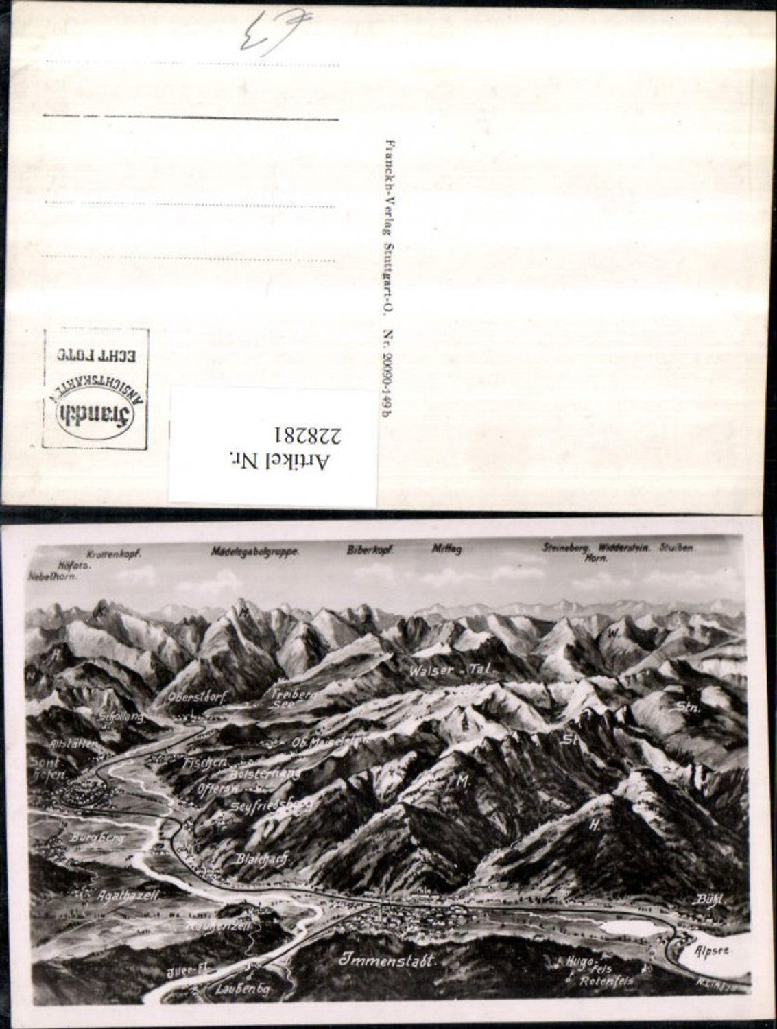 228281, Immenstadt and surroundings from a bird's-eye view Bühl Oberstdorf Burgberg Sonthofen Blaichach