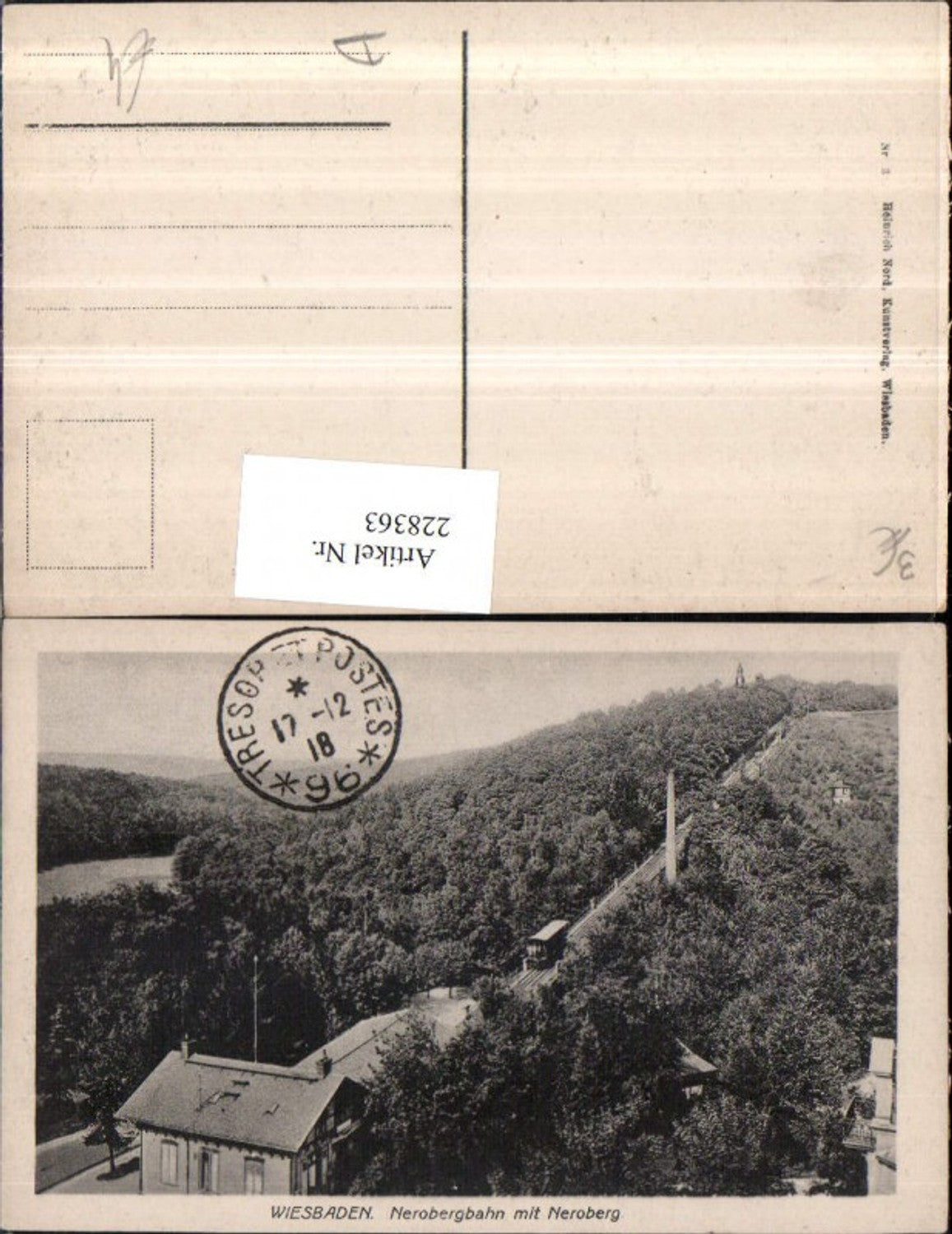 228363,Wiesbaden Nerobergbahn Bergbahn m. Neroberg