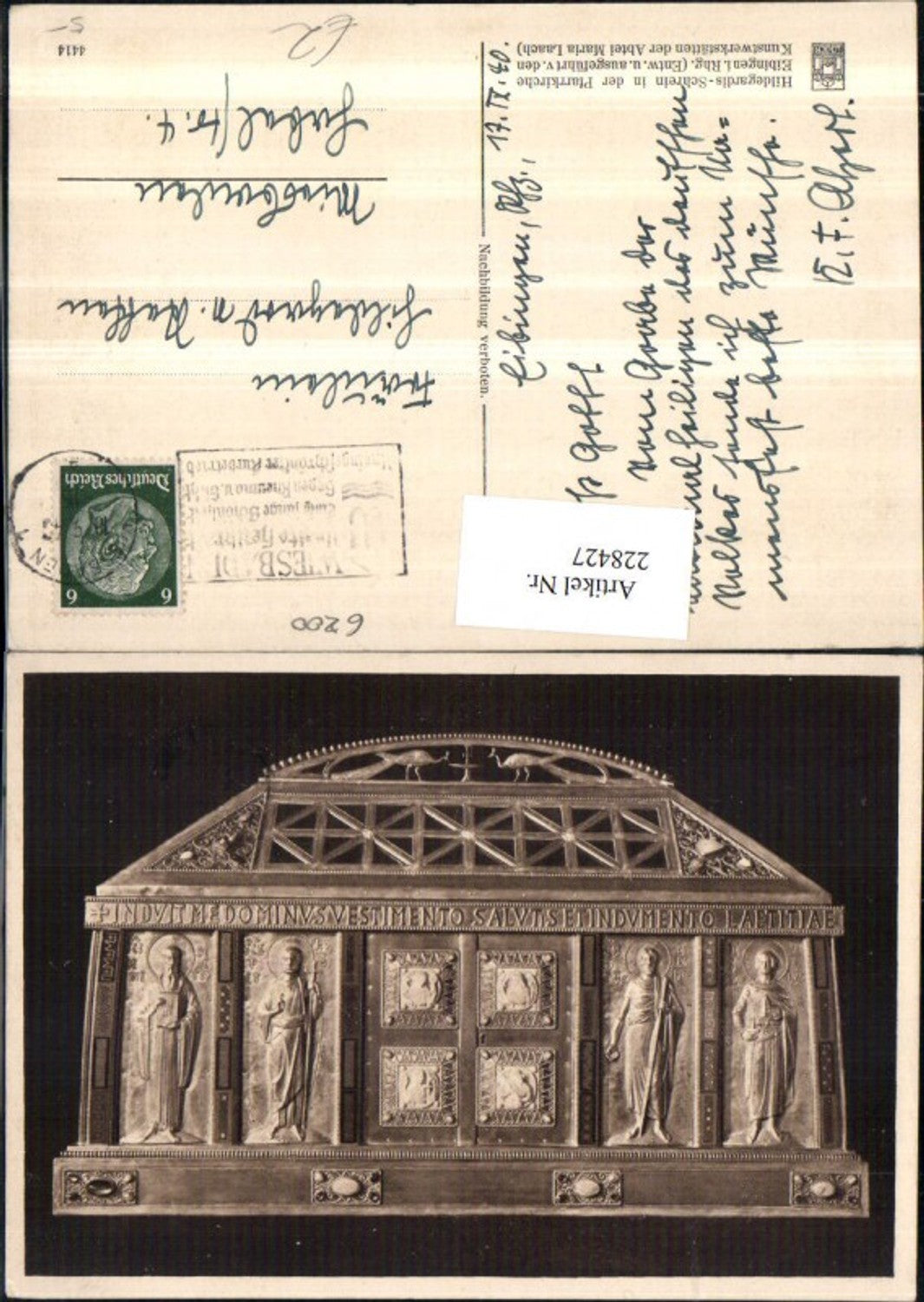 228427,Hildegardis-Schrein i. d. Pfarrkirche Eibingen im Rheingau