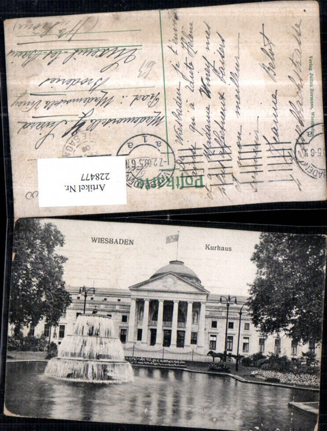 228477,Wiesbaden Kurhaus Brunnen