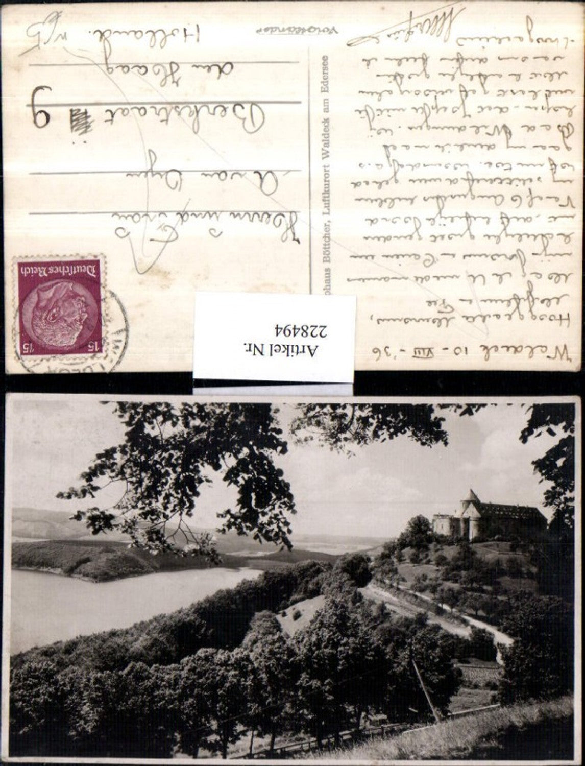 228494,Waldeck i. Hessen Burg Partie