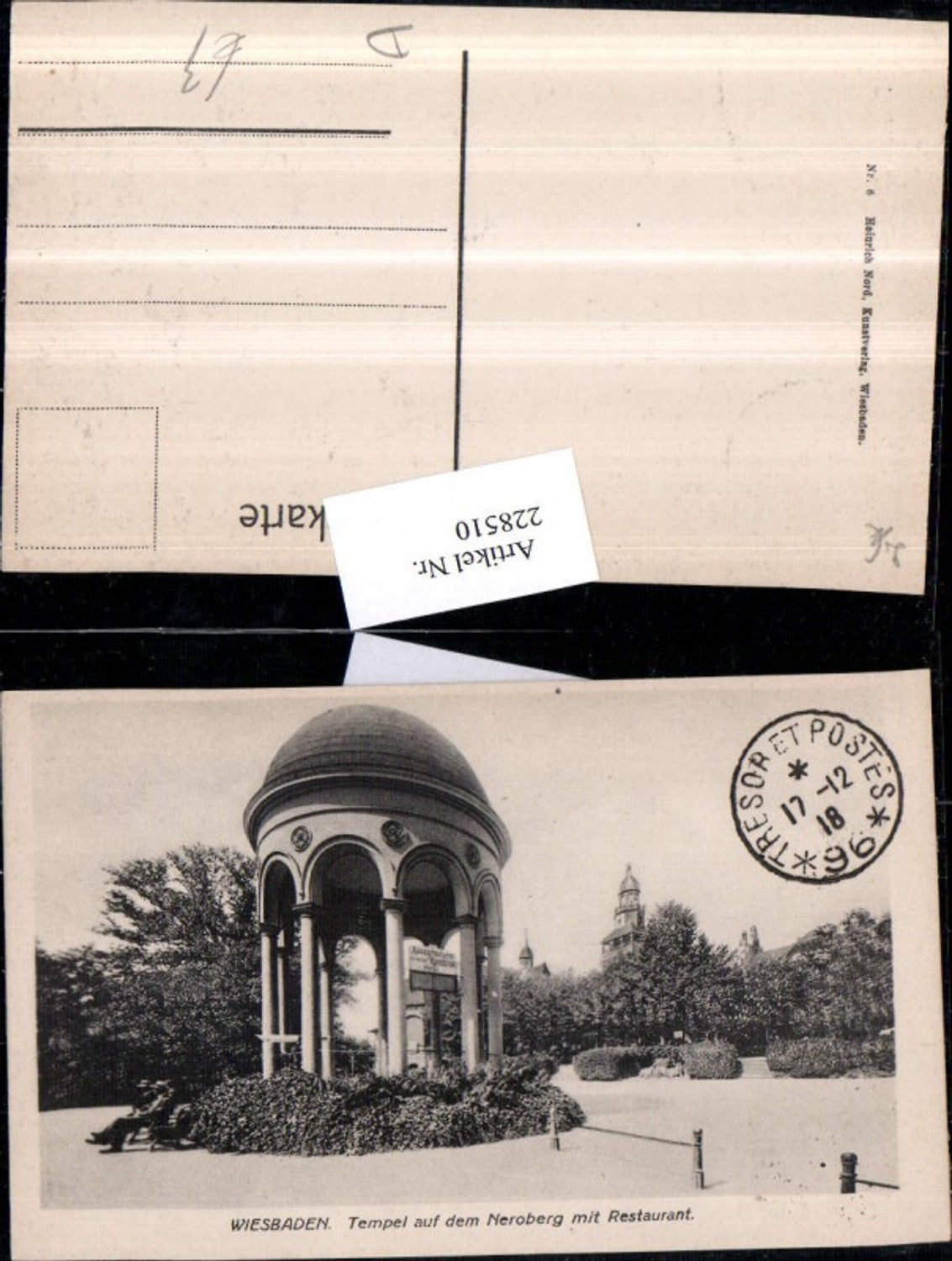 228510,Wiesbaden Tempel auf d. Neroberg m. Restaurant