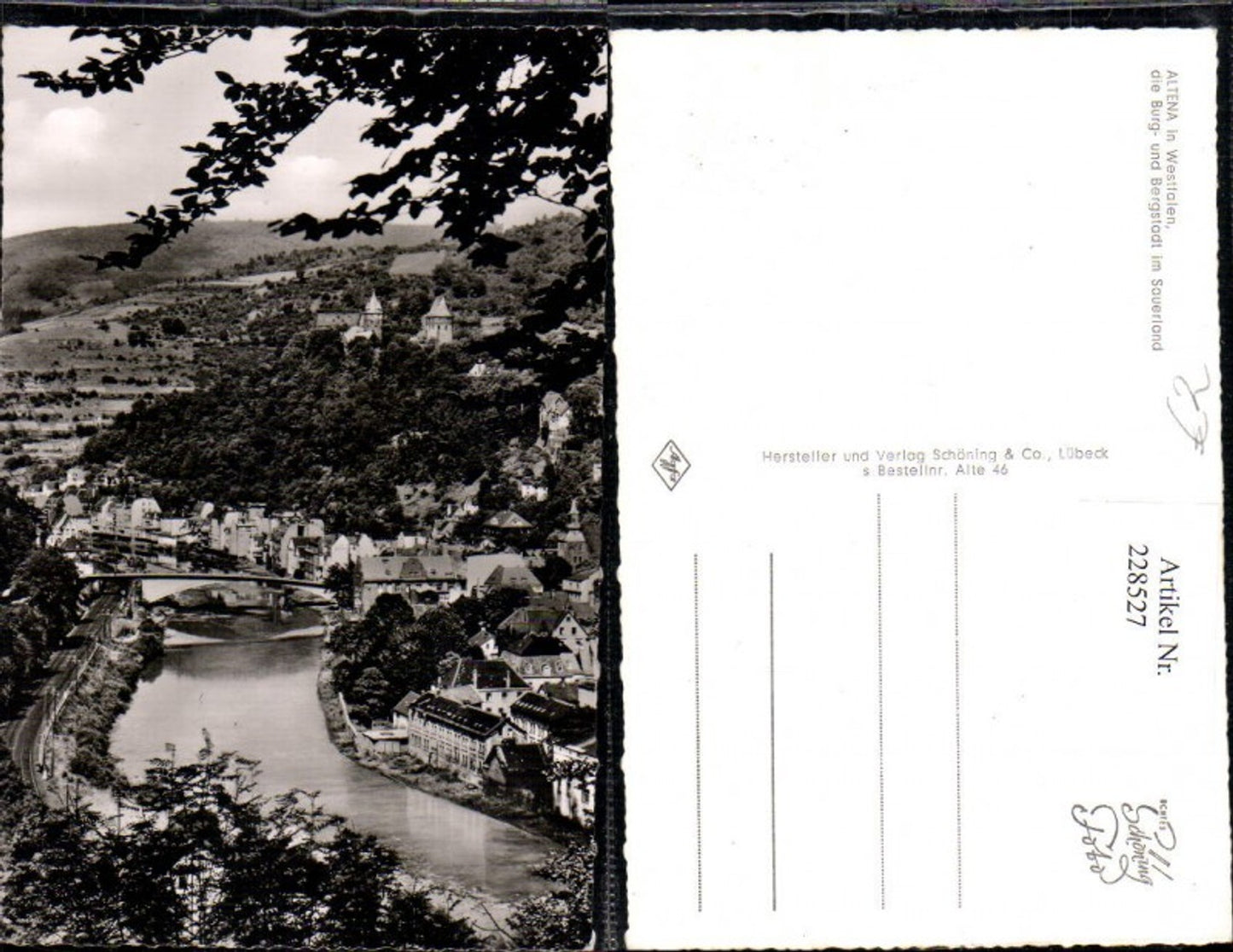 228527,Altena i. Westfalen Totale m. Burg