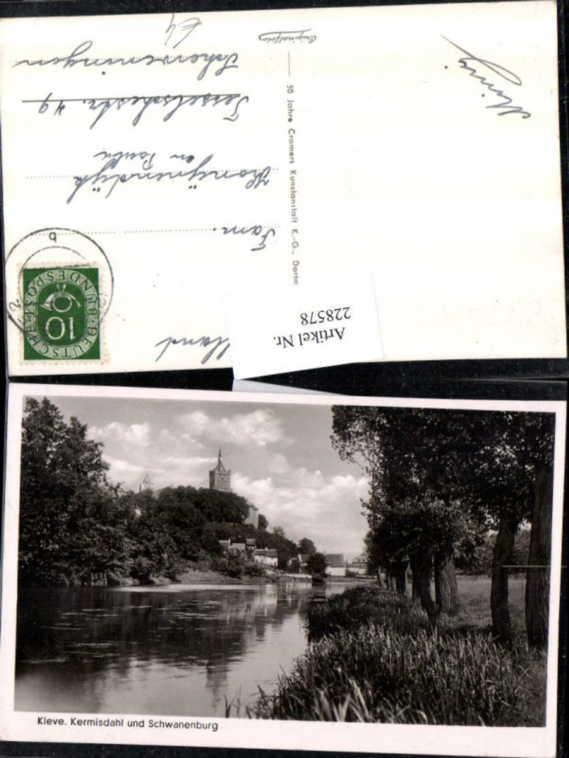 228578,Kleve Kermisdahl u. Schwanenburg Partie