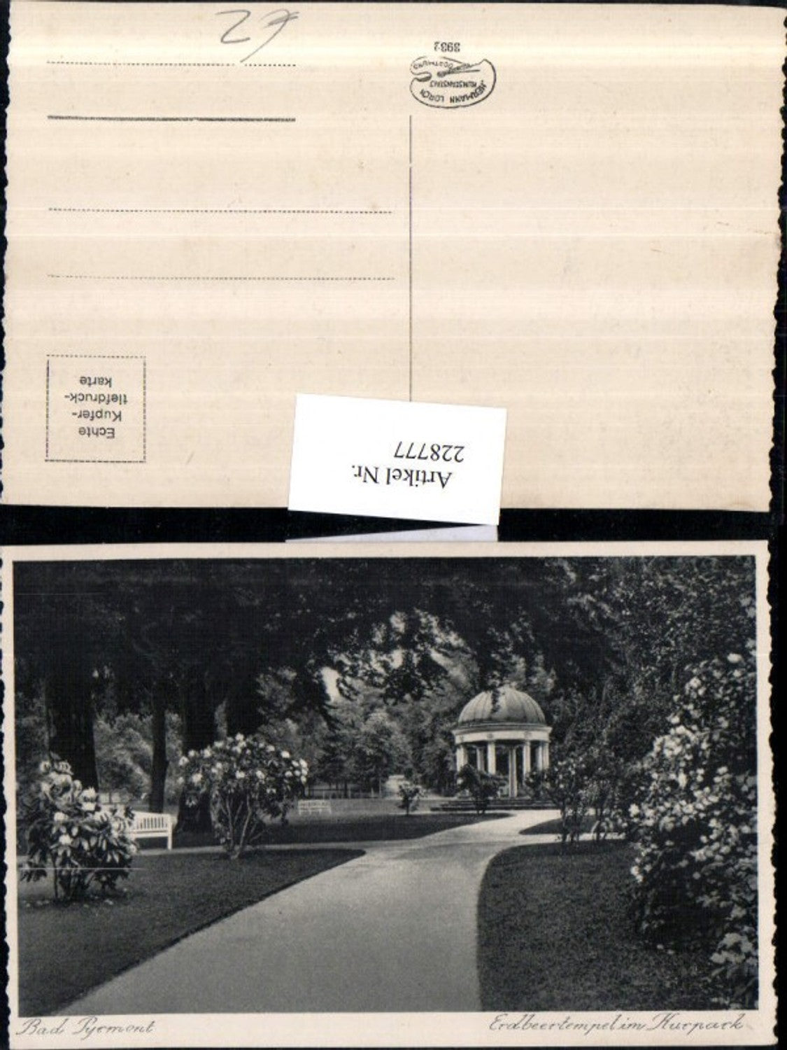 228777,Bad Pyrmont Erdbeertempel im Kurpark