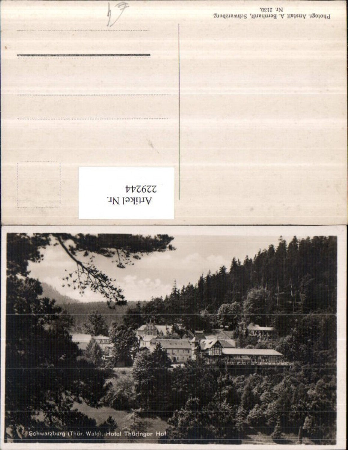 229244,Schwarzburg im Thüringer Wald Hotel Thüringer Hof