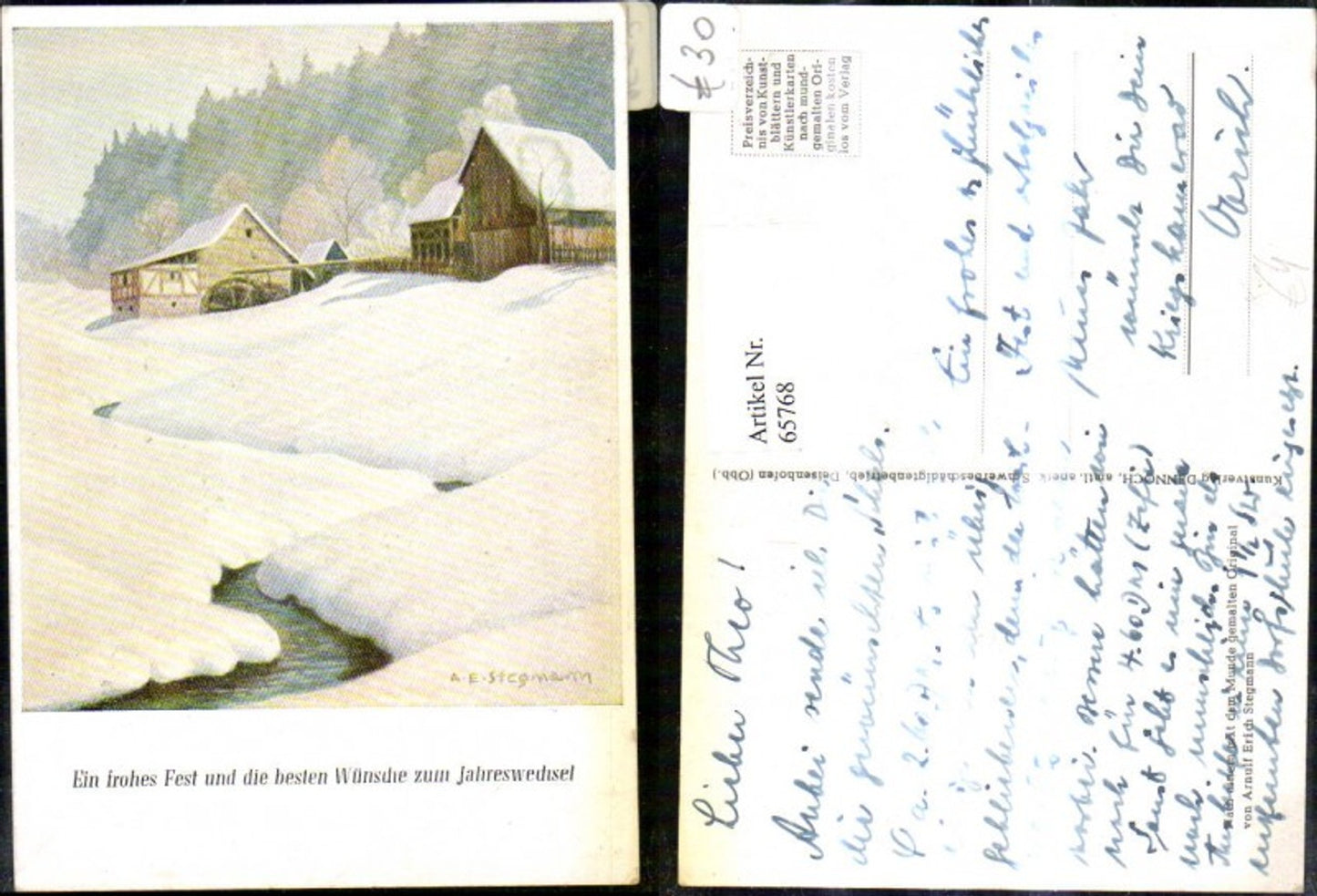 Alte Ansichtskarte – Old Postcard